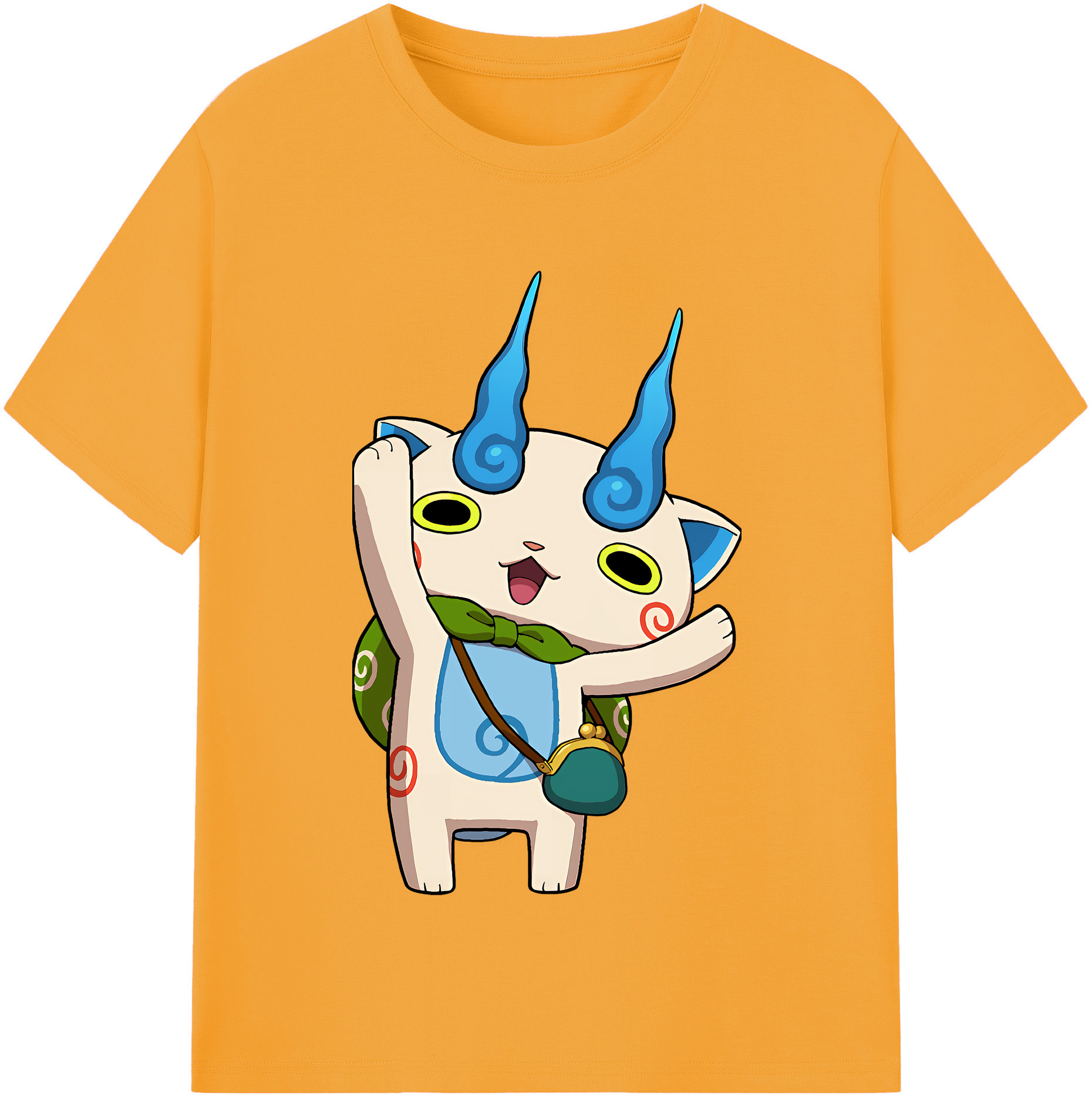 （画像用） 妖怪ウォッチ Yo-kai Watch レディースカジュアルプリントTシャツ（綿100％）