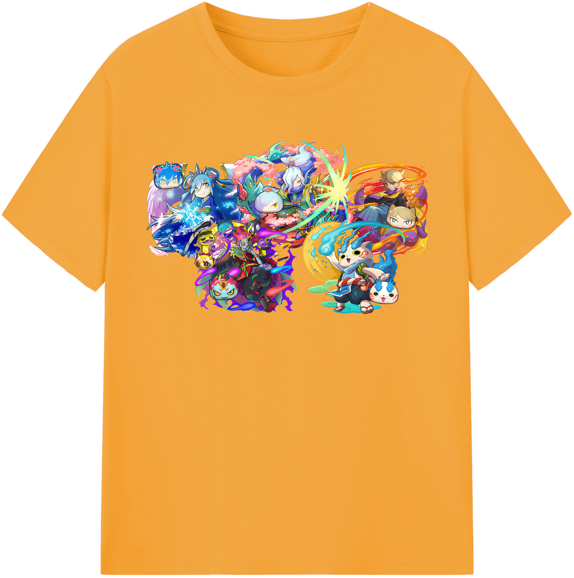 （画像用） 妖怪ウォッチ Yo-kai Watch レディースカジュアルプリントTシャツ（綿100％）