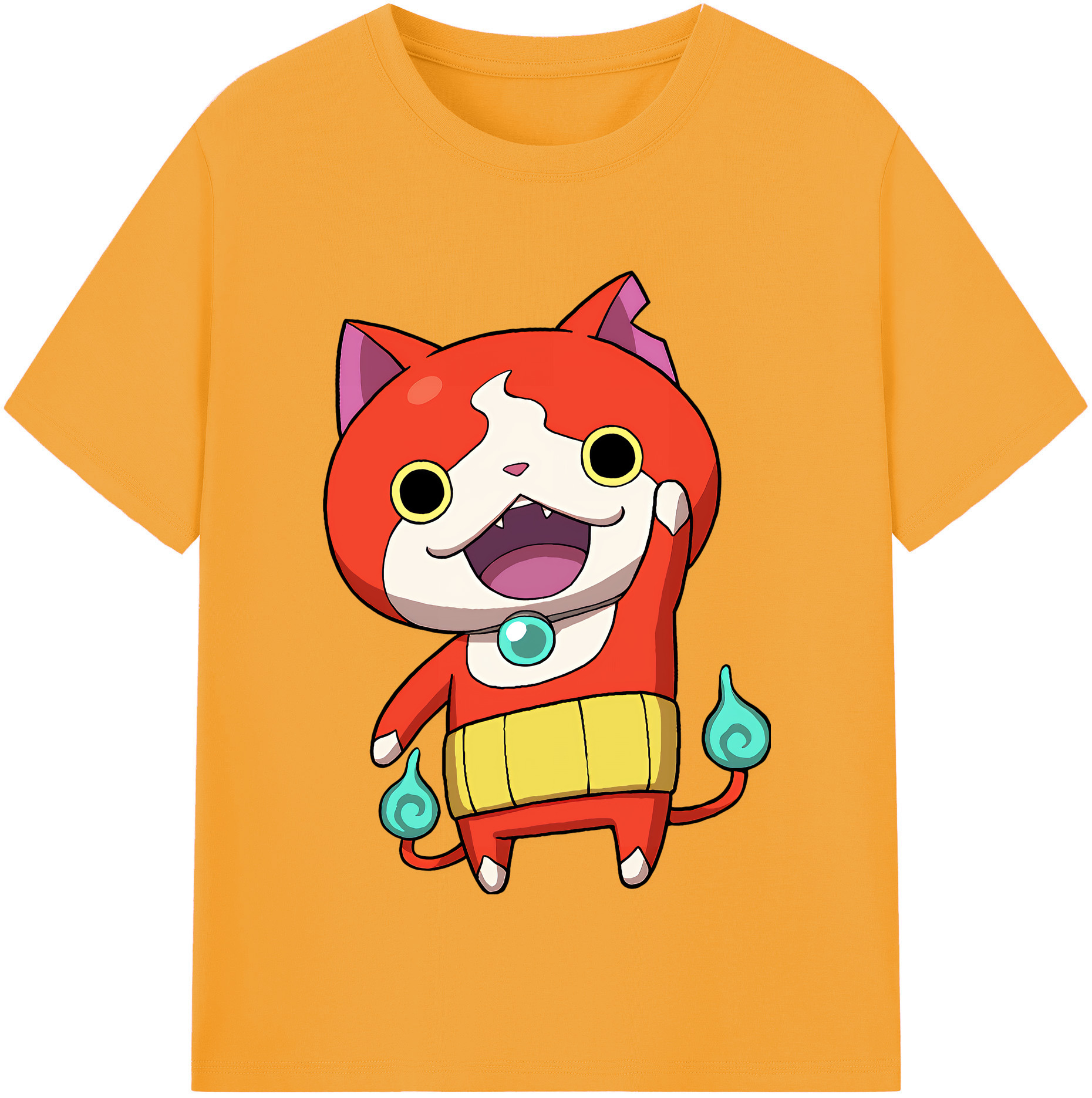 （画像用） 妖怪ウォッチ Yo-kai Watch レディースカジュアルプリントTシャツ（綿100％）