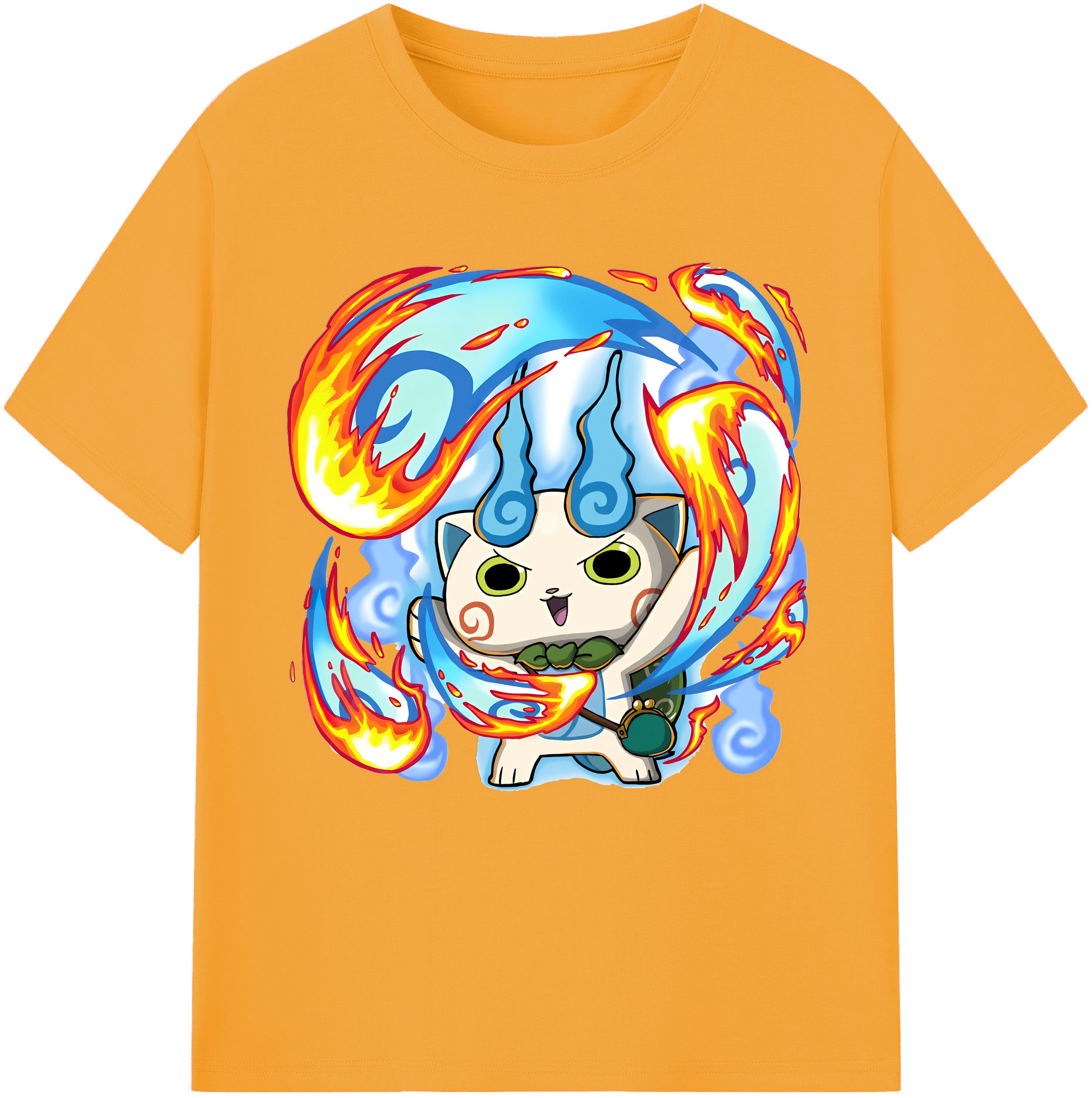 （画像用） 妖怪ウォッチ Yo-kai Watch レディースカジュアルプリントTシャツ（綿100％）