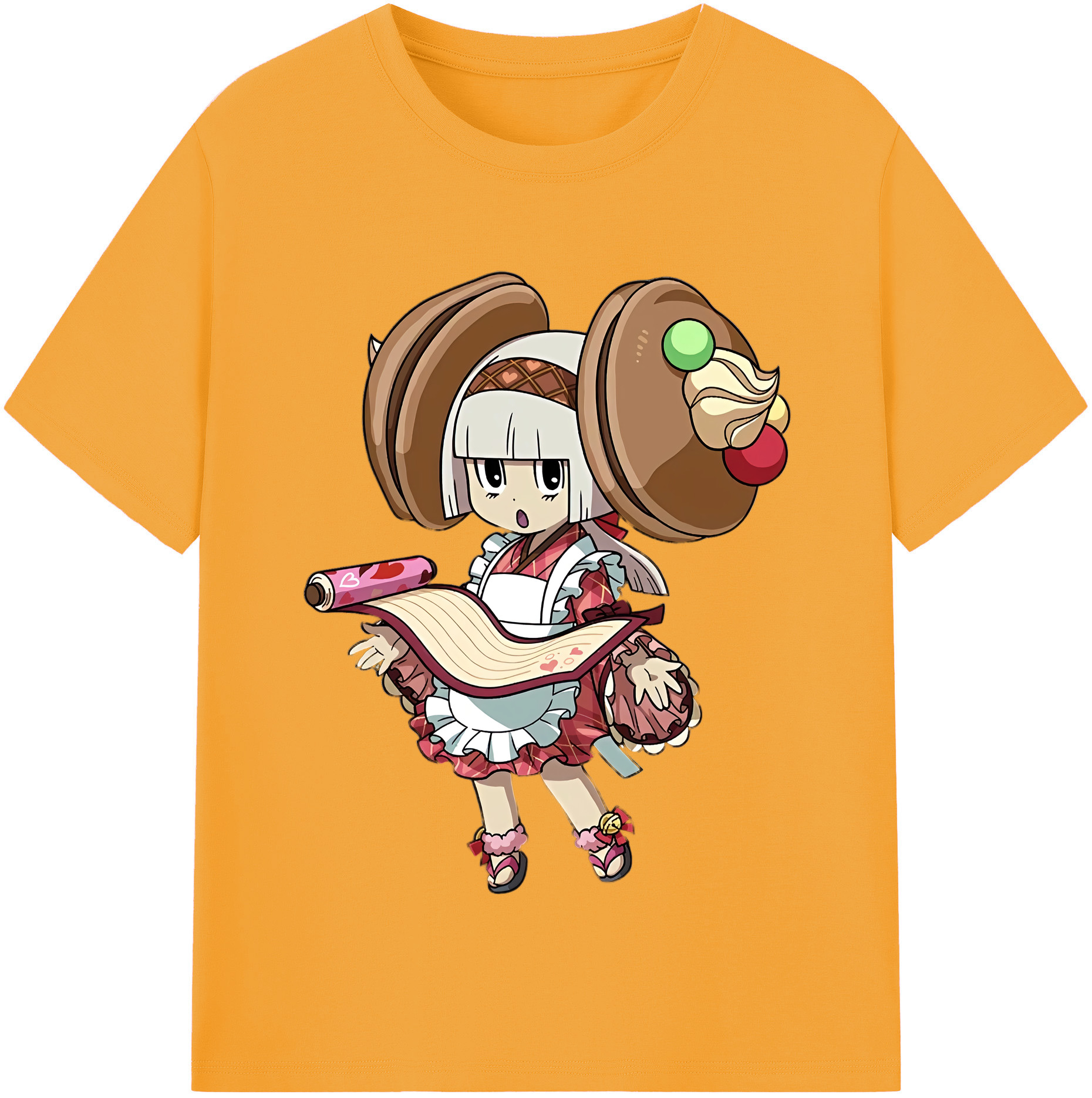（画像用） 妖怪ウォッチ Yo-kai Watch レディースカジュアルプリントTシャツ（綿100％）