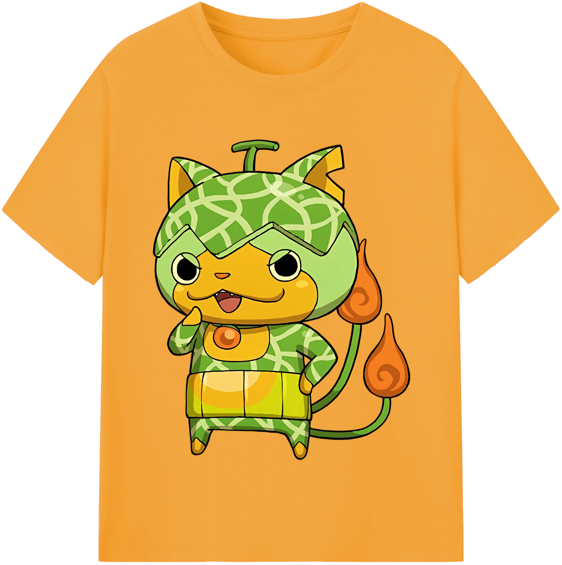（画像用） 妖怪ウォッチ Yo-kai Watch レディースカジュアルプリントTシャツ（綿100％）