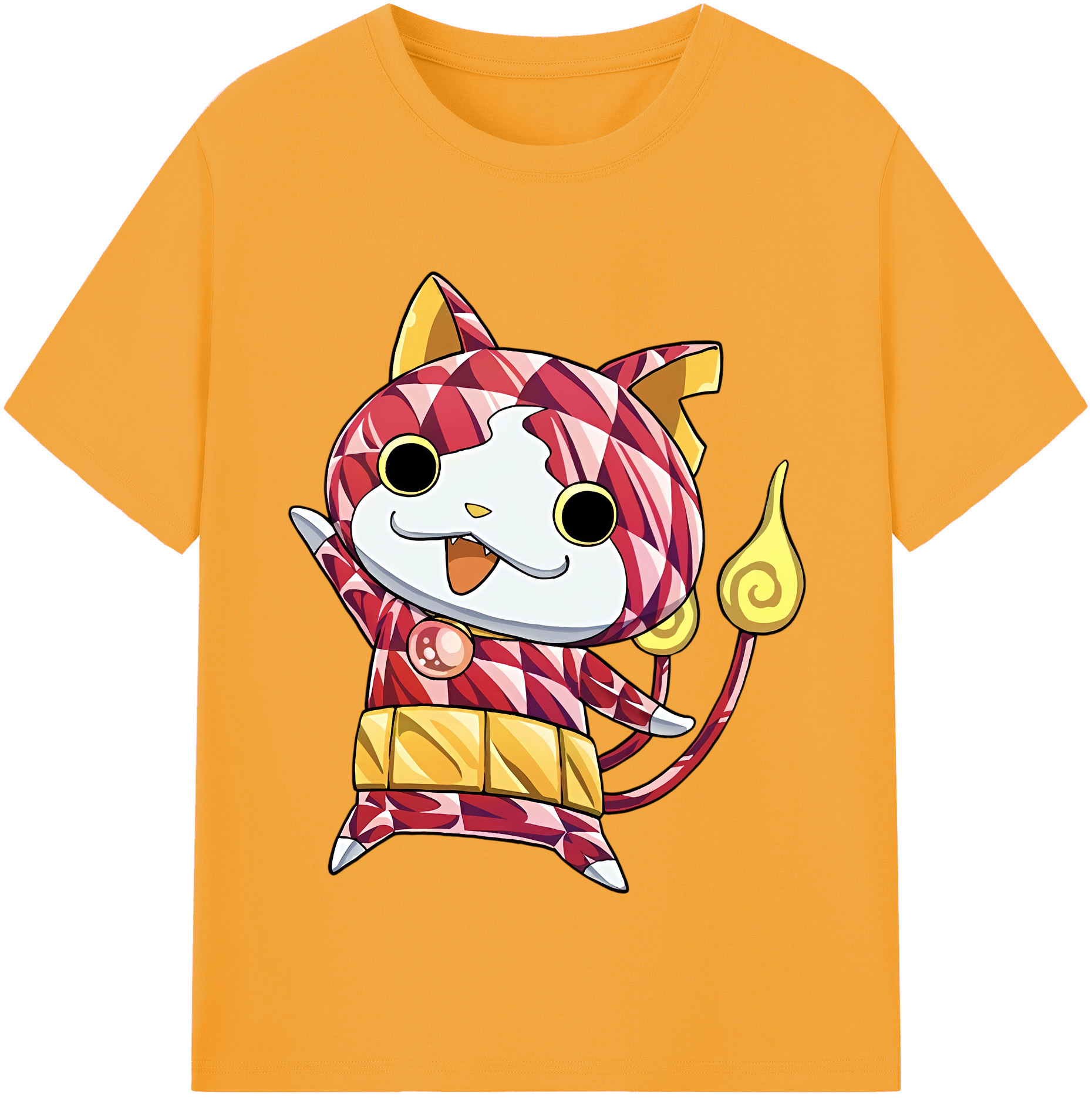（画像用） 妖怪ウォッチ Yo-kai Watch レディースカジュアルプリントTシャツ（綿100％）