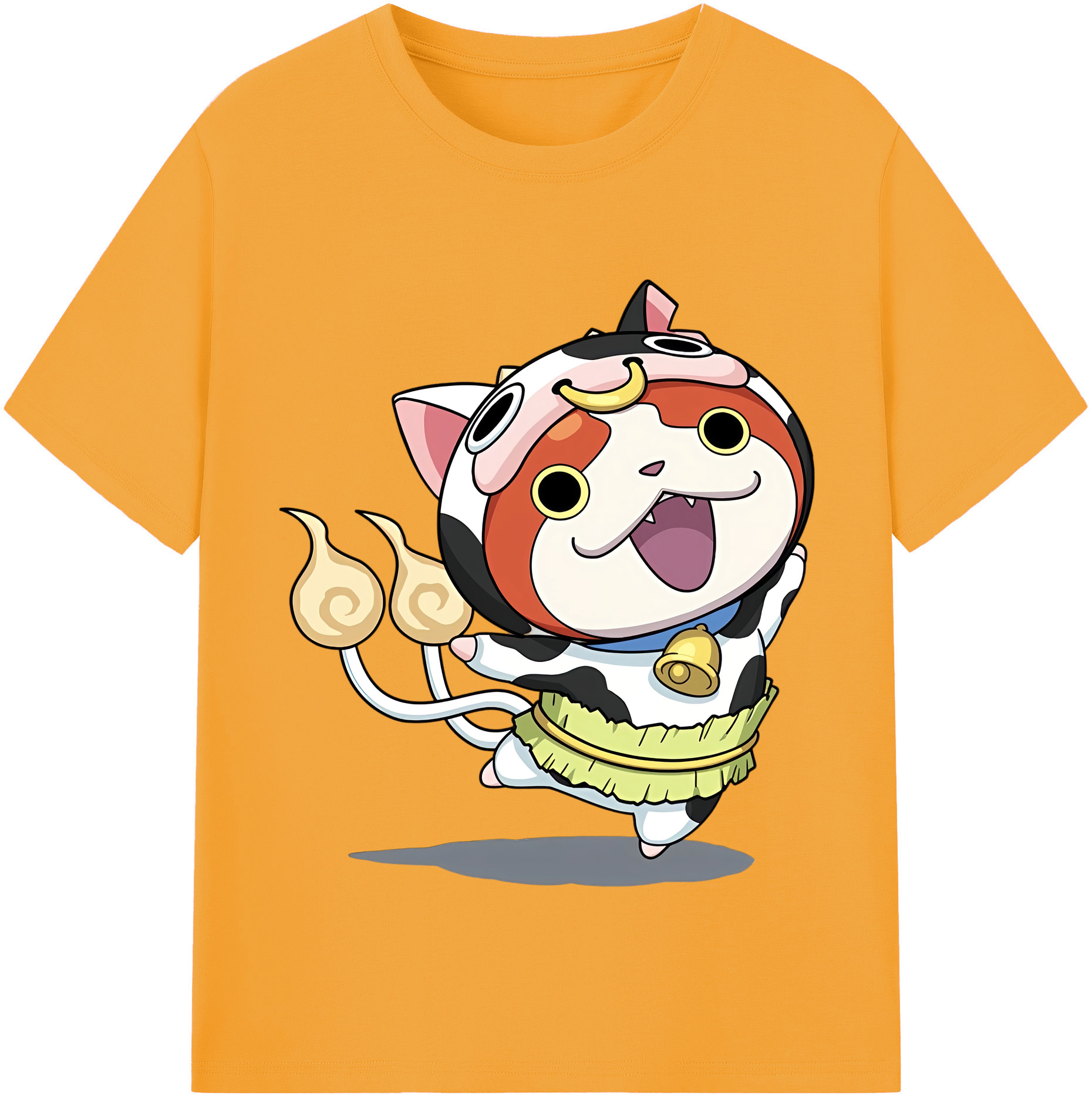 （画像用） 妖怪ウォッチ Yo-kai Watch レディースカジュアルプリントTシャツ（綿100％）