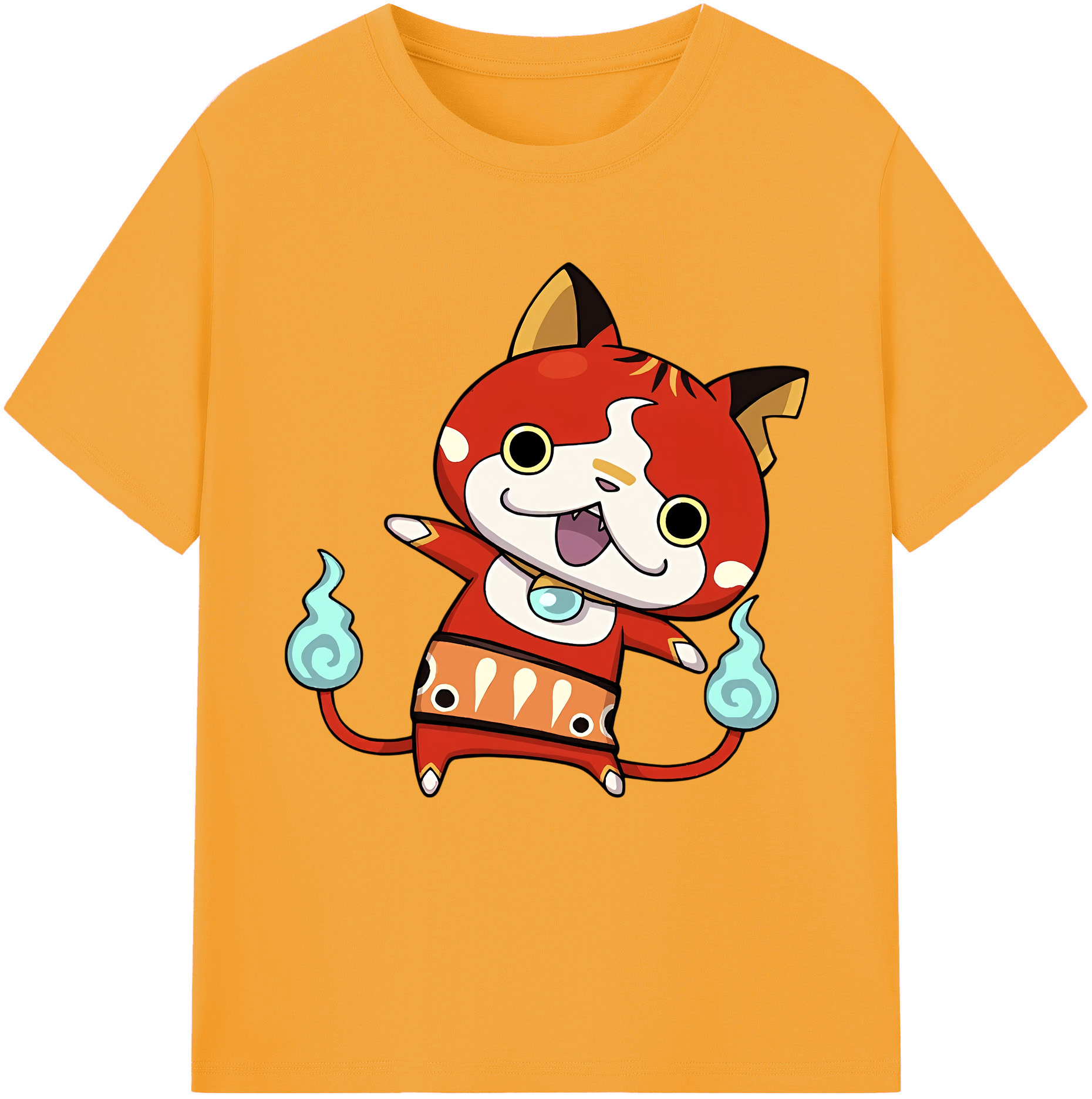 （画像用） 妖怪ウォッチ Yo-kai Watch レディースカジュアルプリントTシャツ（綿100％）
