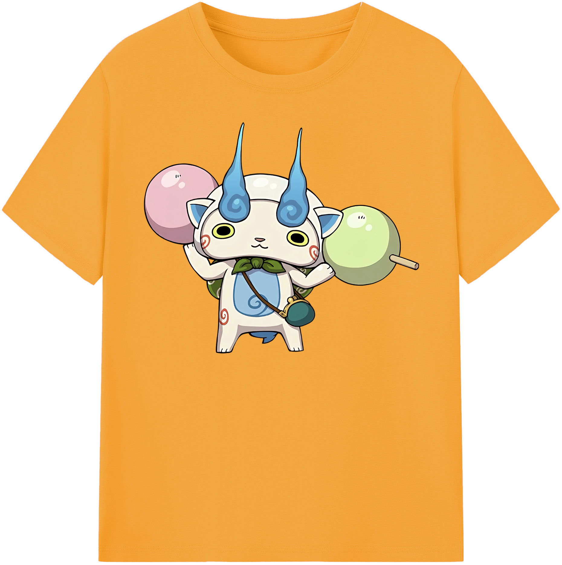 （画像用） 妖怪ウォッチ Yo-kai Watch レディースカジュアルプリントTシャツ（綿100％）