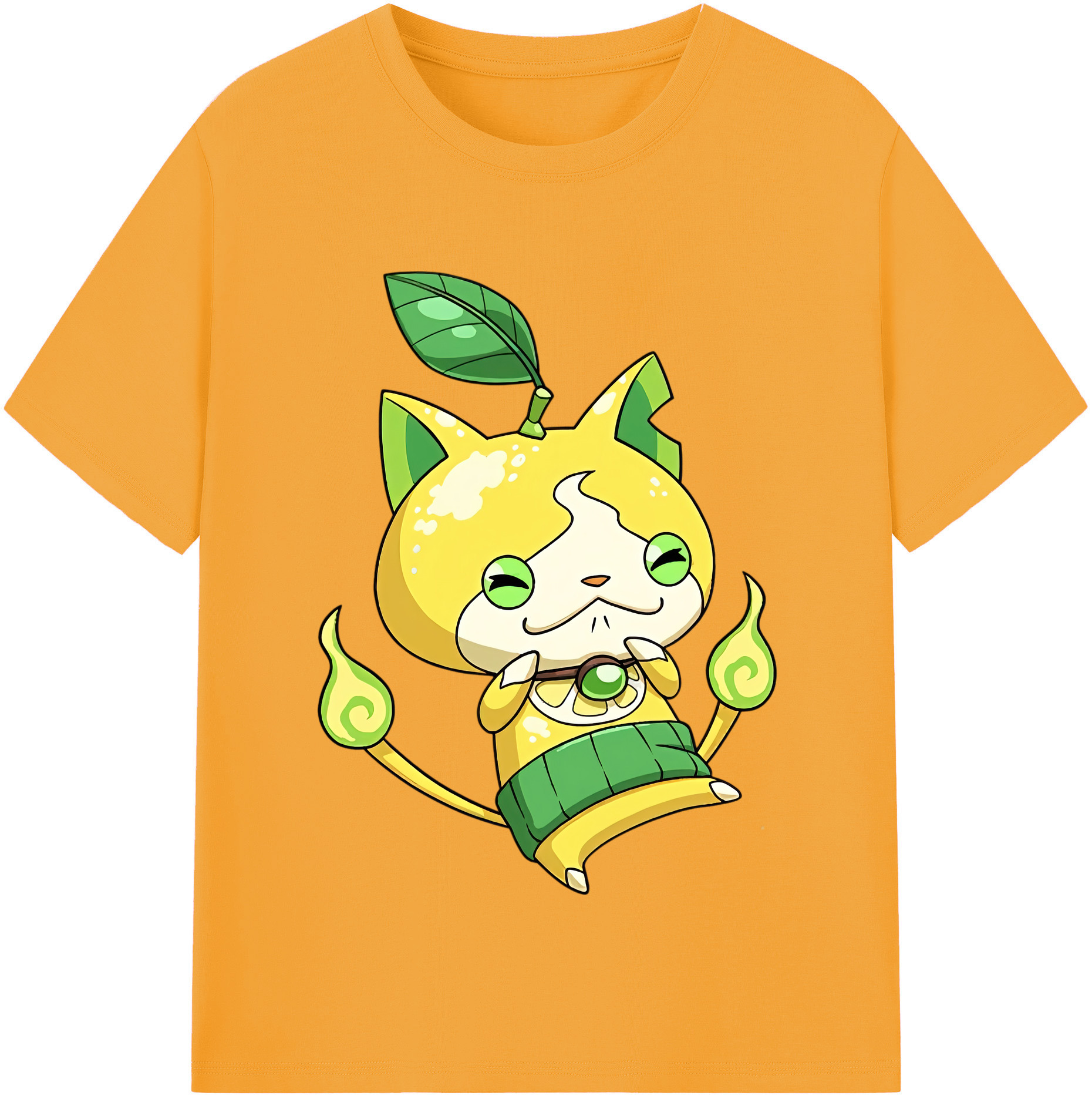 （画像用） 妖怪ウォッチ Yo-kai Watch レディースカジュアルプリントTシャツ（綿100％）