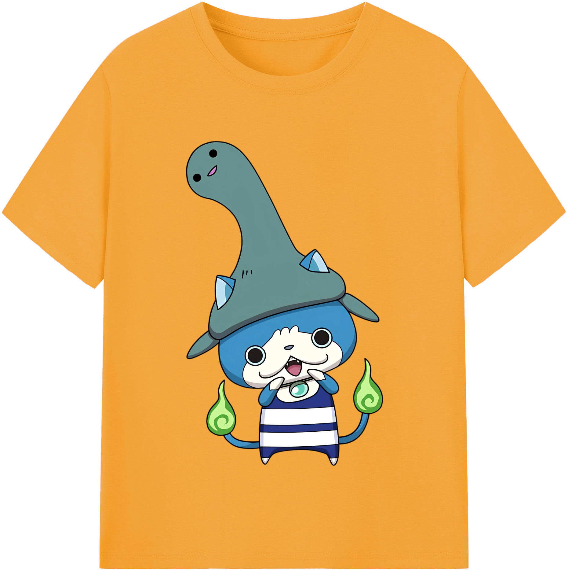（画像用） 妖怪ウォッチ Yo-kai Watch レディースカジュアルプリントTシャツ（綿100％）