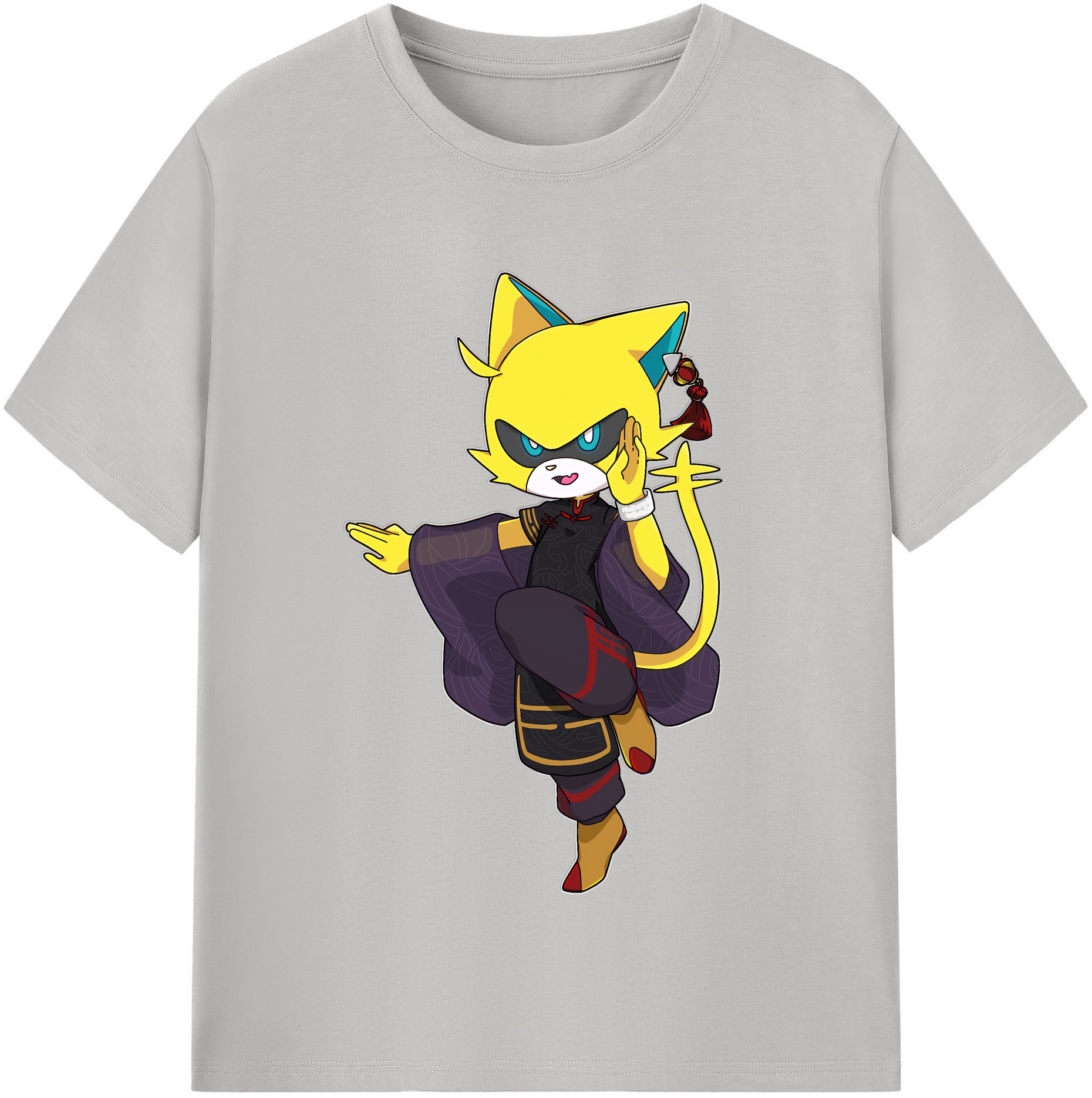 （画像用） 妖怪ウォッチ Yo-kai Watch レディースカジュアルプリントTシャツ（綿100％）