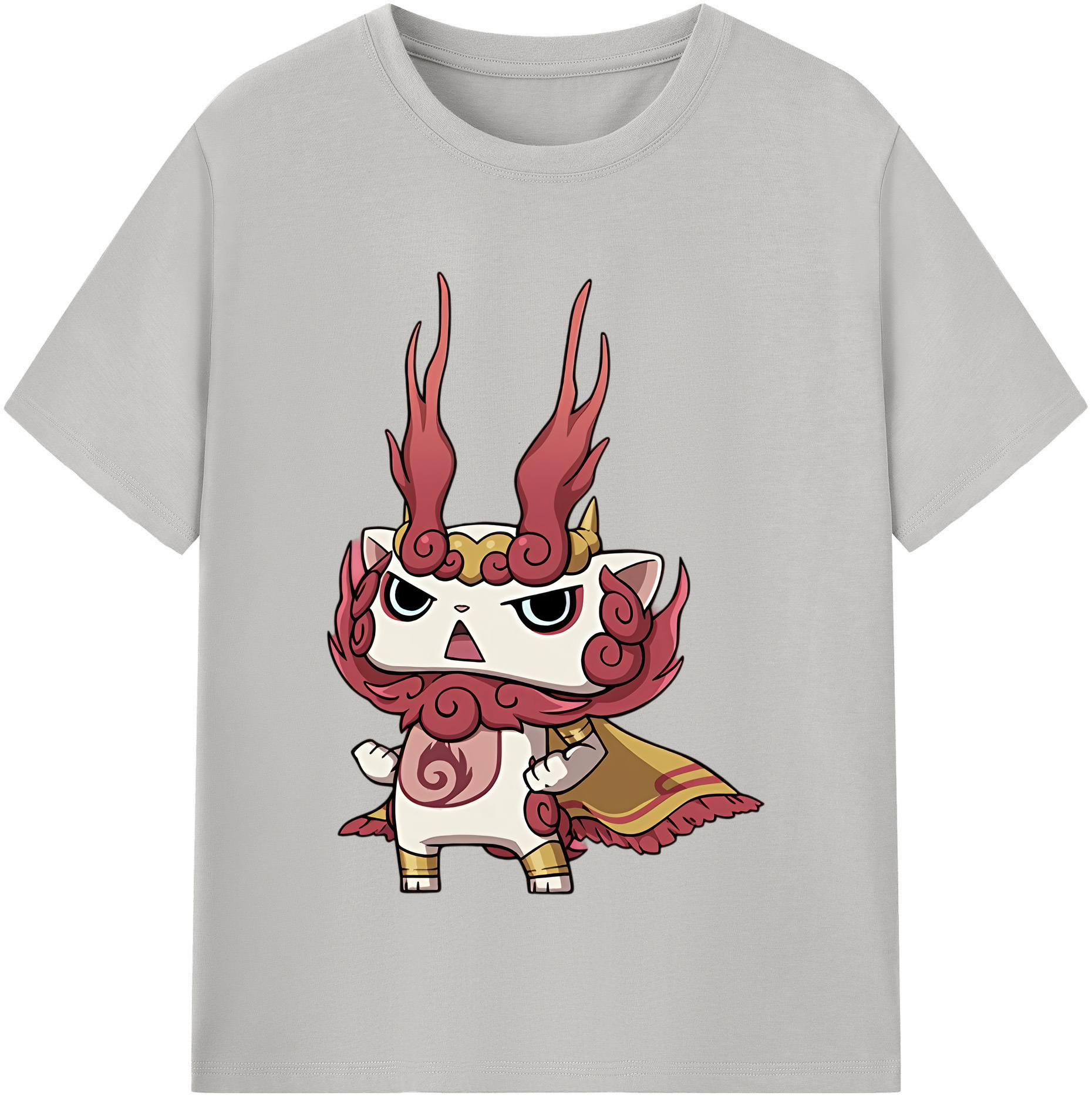 （画像用） 妖怪ウォッチ Yo-kai Watch レディースカジュアルプリントTシャツ（綿100％）