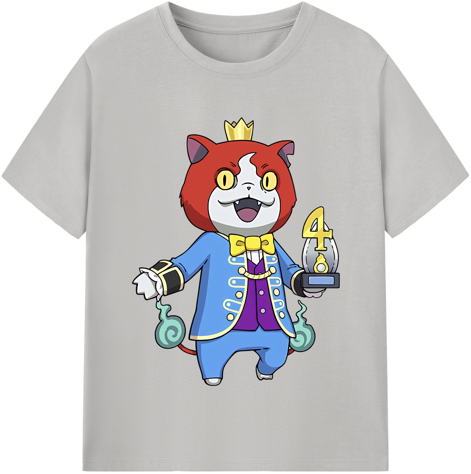 （画像用） 妖怪ウォッチ Yo-kai Watch レディースカジュアルプリントTシャツ（綿100％）
