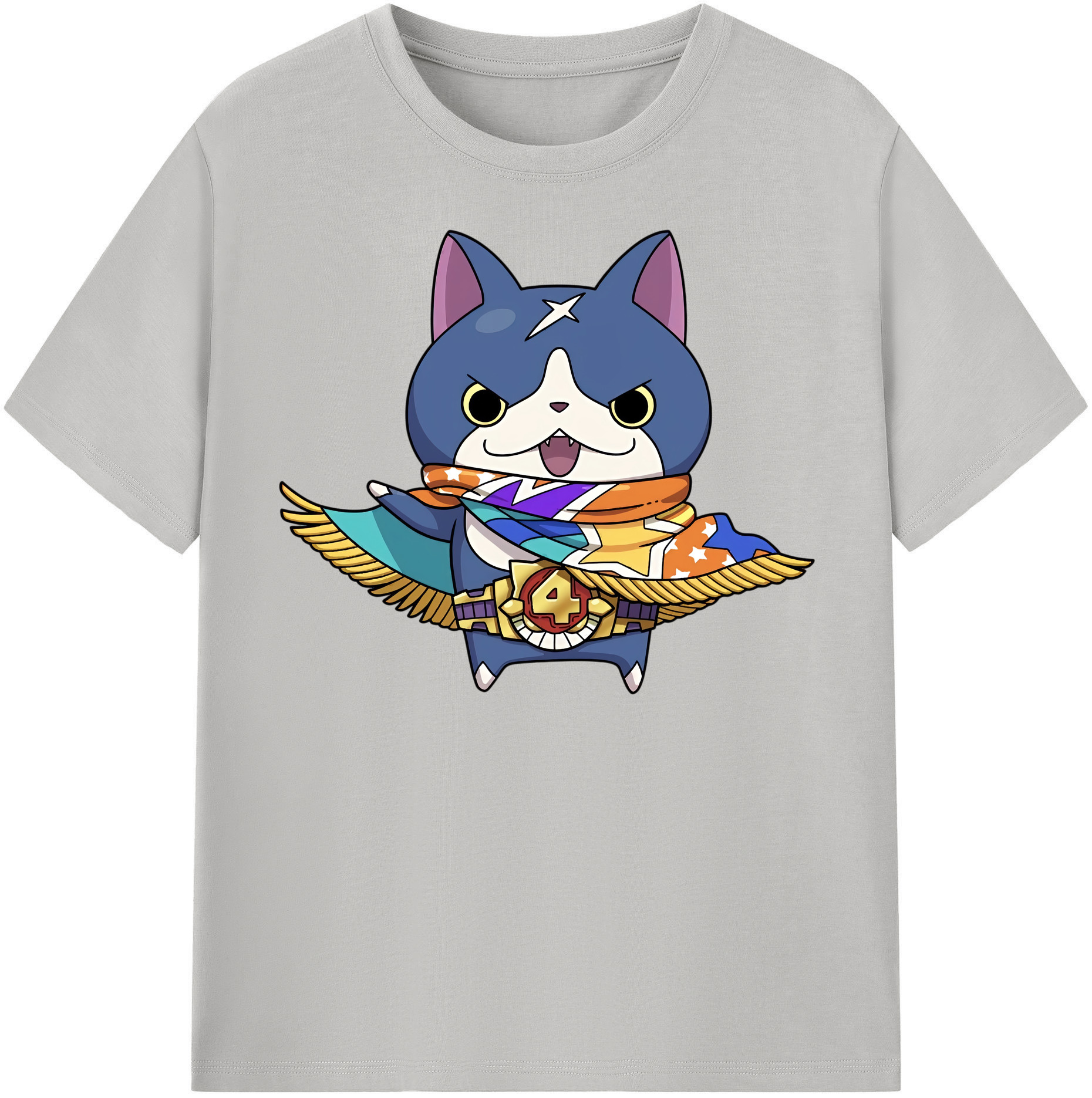 （画像用） 妖怪ウォッチ Yo-kai Watch レディースカジュアルプリントTシャツ（綿100％）