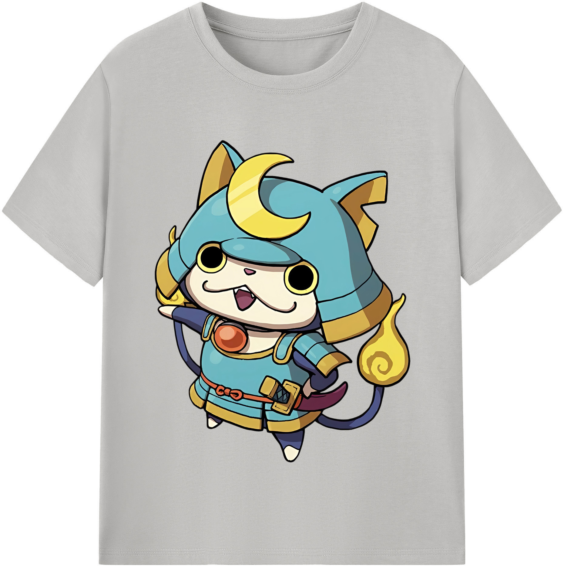 （画像用） 妖怪ウォッチ Yo-kai Watch レディースカジュアルプリントTシャツ（綿100％）