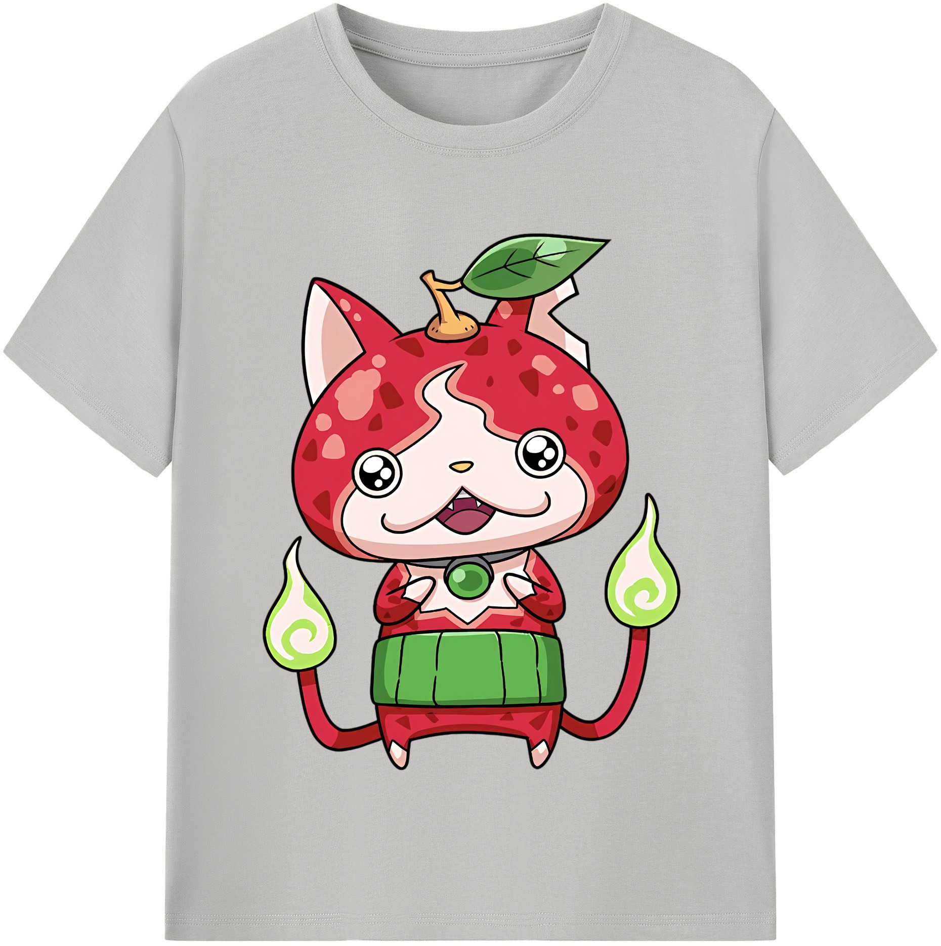 （画像用） 妖怪ウォッチ Yo-kai Watch レディースカジュアルプリントTシャツ（綿100％）
