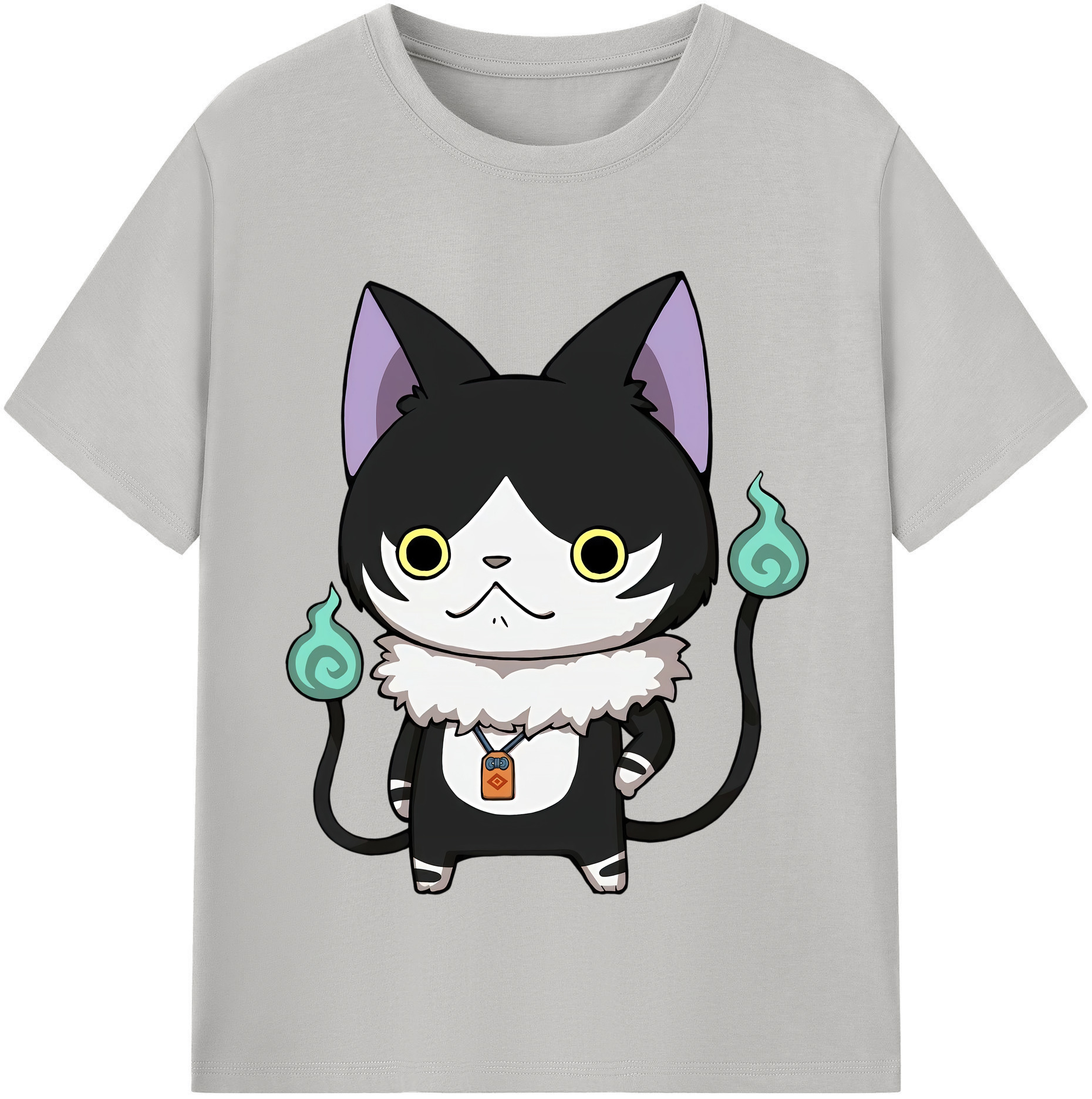 （画像用） 妖怪ウォッチ Yo-kai Watch レディースカジュアルプリントTシャツ（綿100％）
