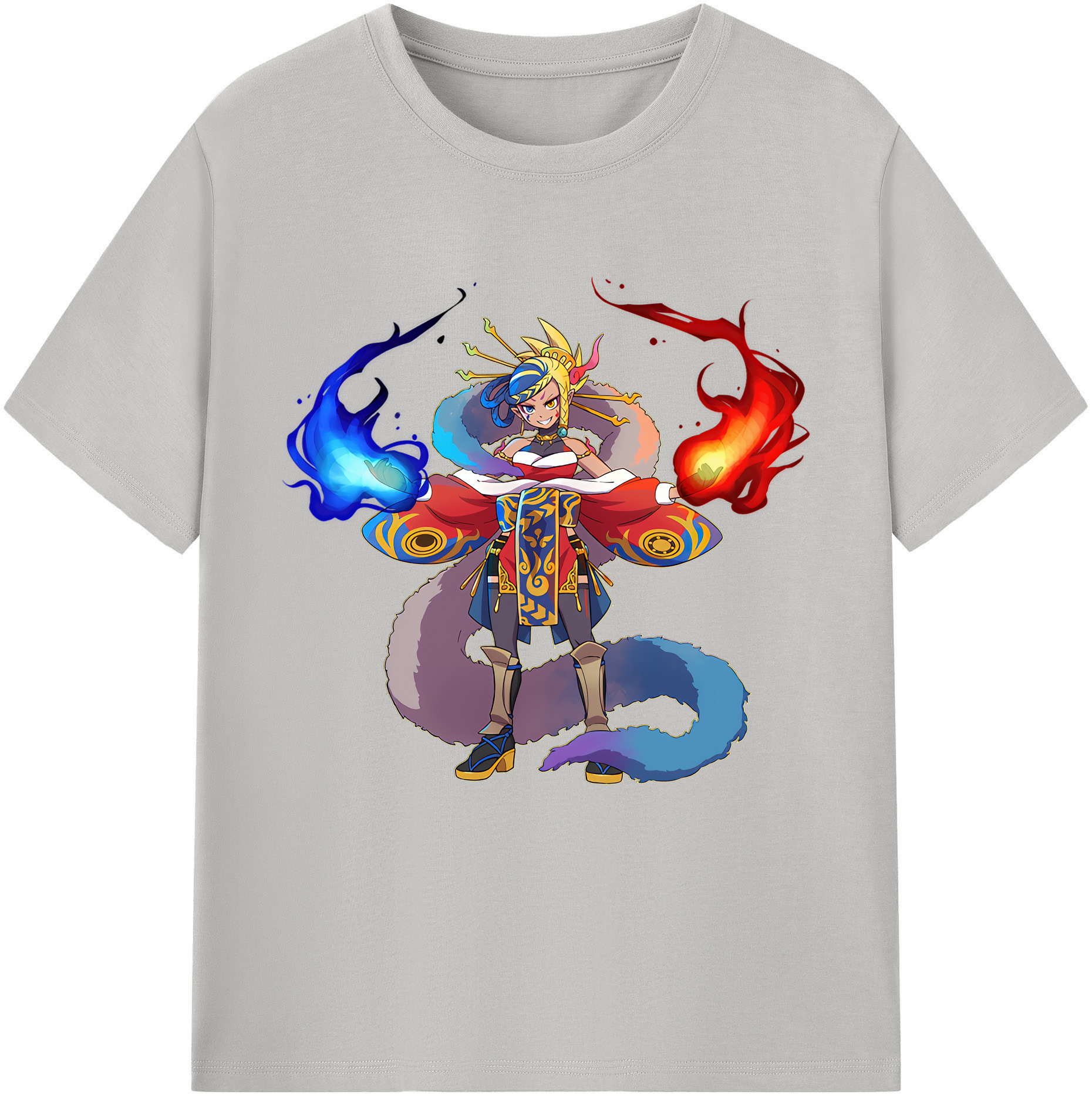 （画像用） 妖怪ウォッチ Yo-kai Watch レディースカジュアルプリントTシャツ（綿100％）