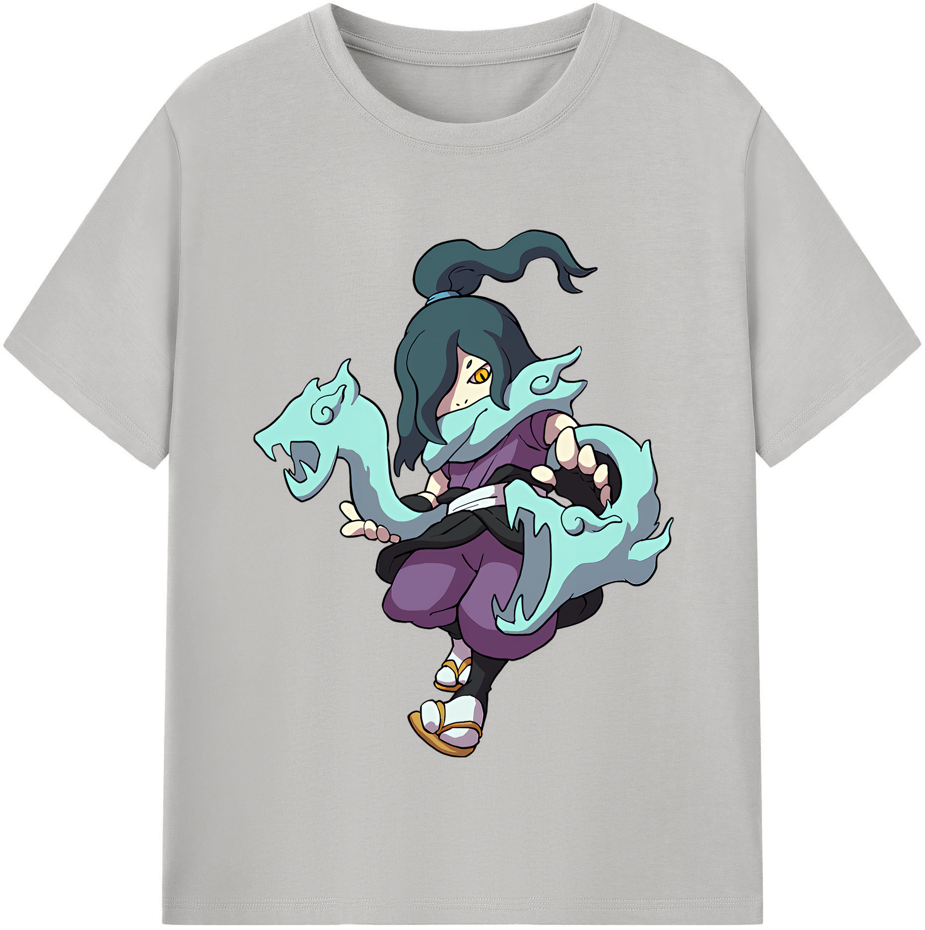 （画像用） 妖怪ウォッチ Yo-kai Watch レディースカジュアルプリントTシャツ（綿100％）