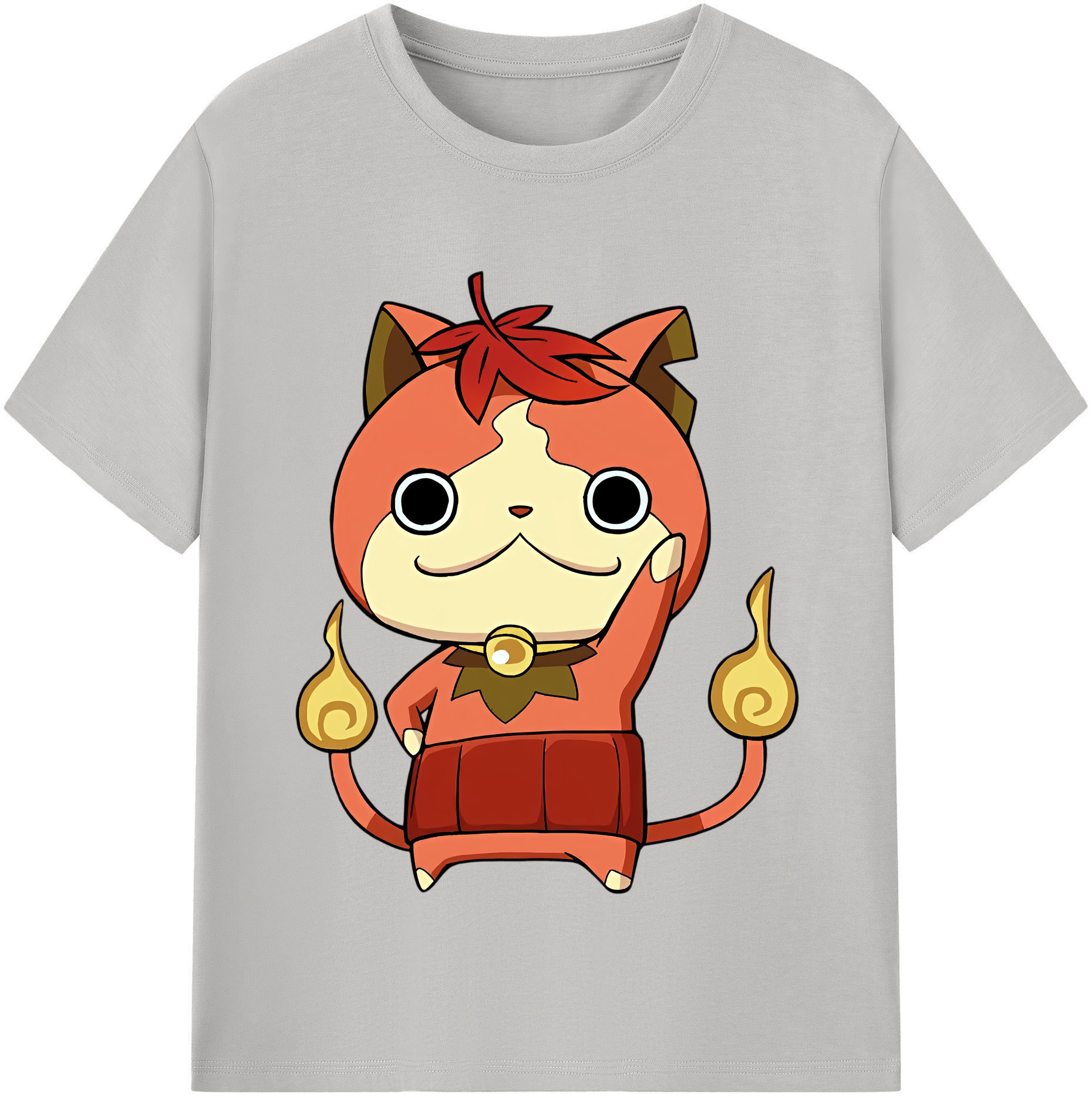 （画像用） 妖怪ウォッチ Yo-kai Watch レディースカジュアルプリントTシャツ（綿100％）