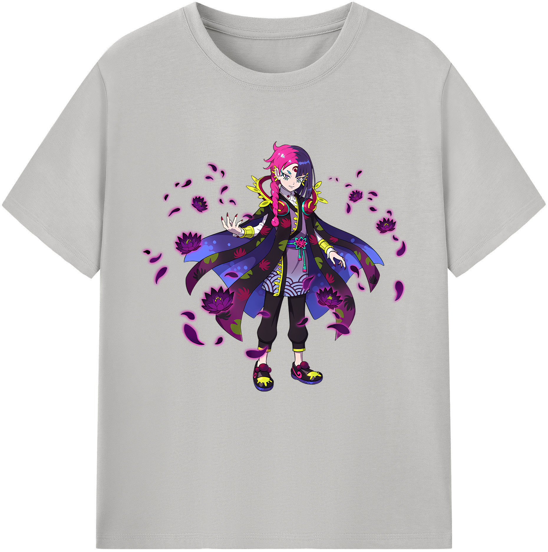（画像用） 妖怪ウォッチ Yo-kai Watch レディースカジュアルプリントTシャツ（綿100％）
