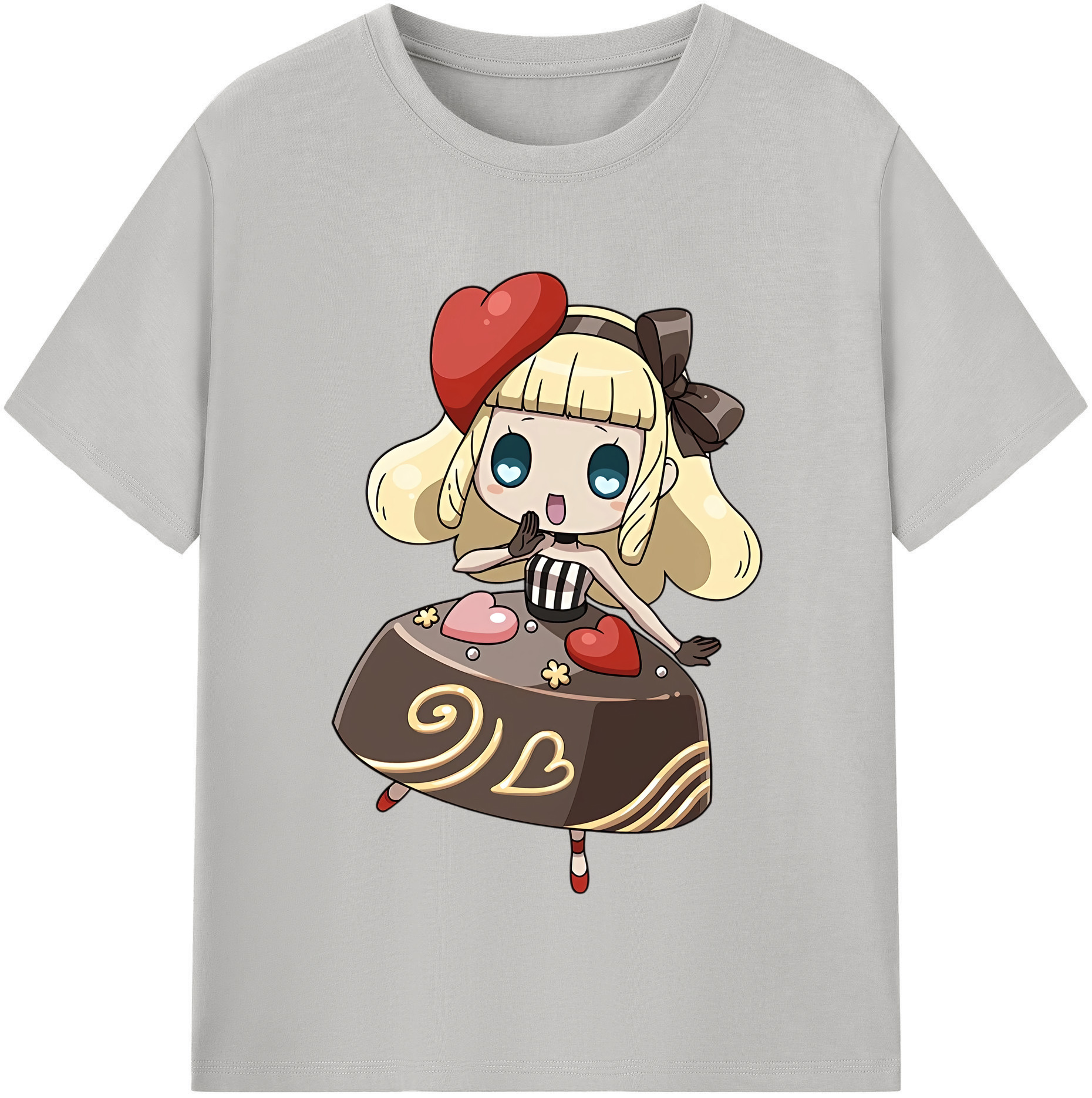 （画像用） 妖怪ウォッチ Yo-kai Watch レディースカジュアルプリントTシャツ（綿100％）