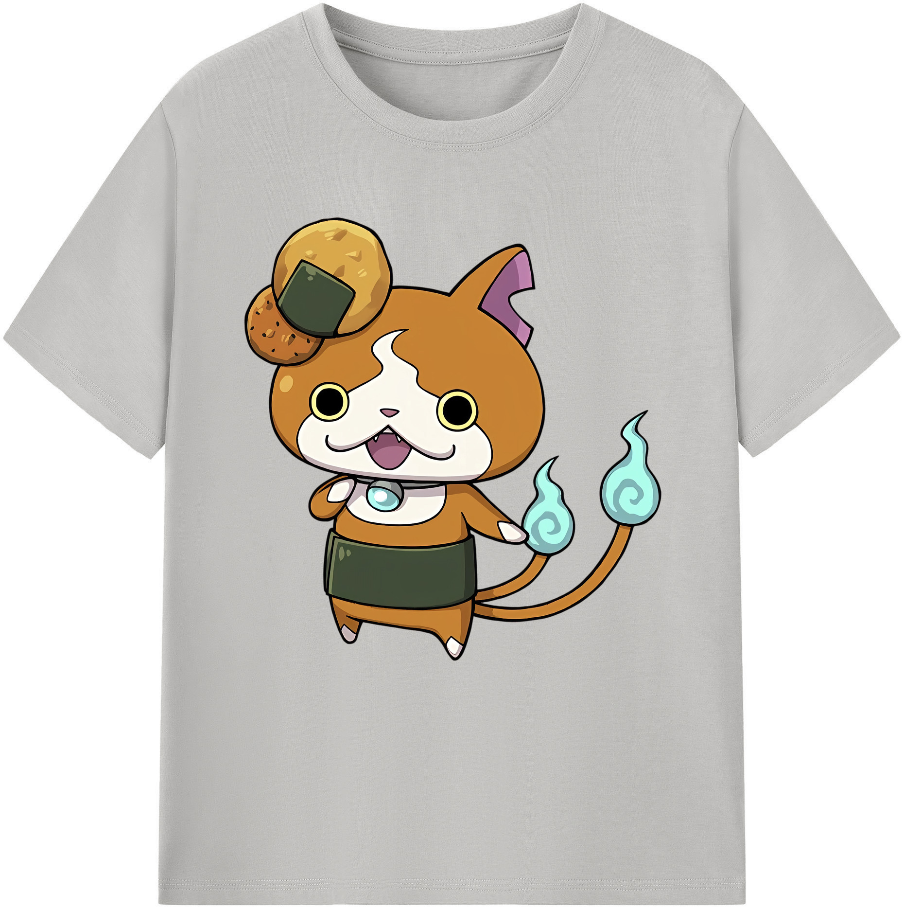 （画像用） 妖怪ウォッチ Yo-kai Watch レディースカジュアルプリントTシャツ（綿100％）