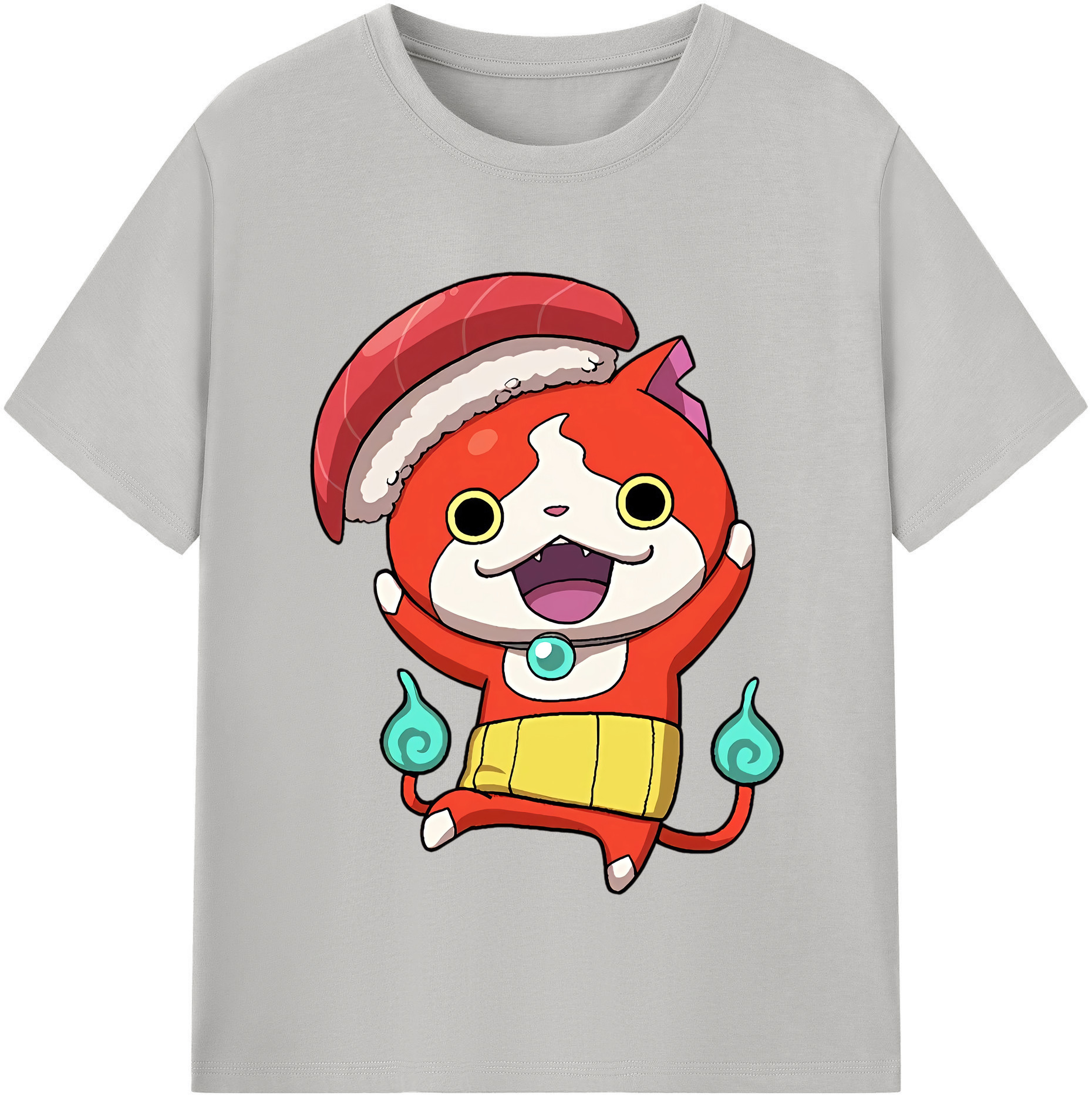 （画像用） 妖怪ウォッチ Yo-kai Watch レディースカジュアルプリントTシャツ（綿100％）