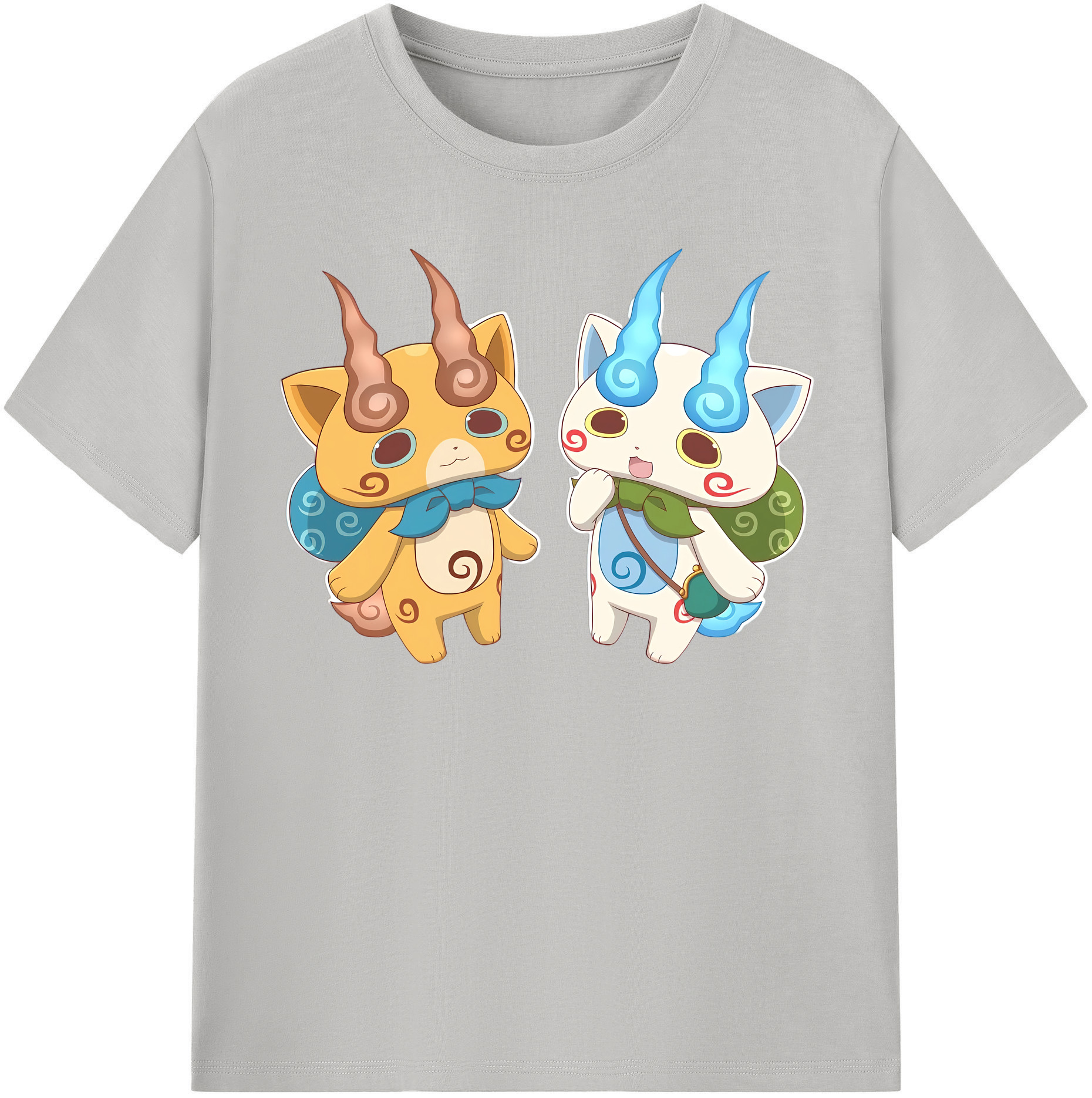 （画像用） 妖怪ウォッチ Yo-kai Watch レディースカジュアルプリントTシャツ（綿100％）