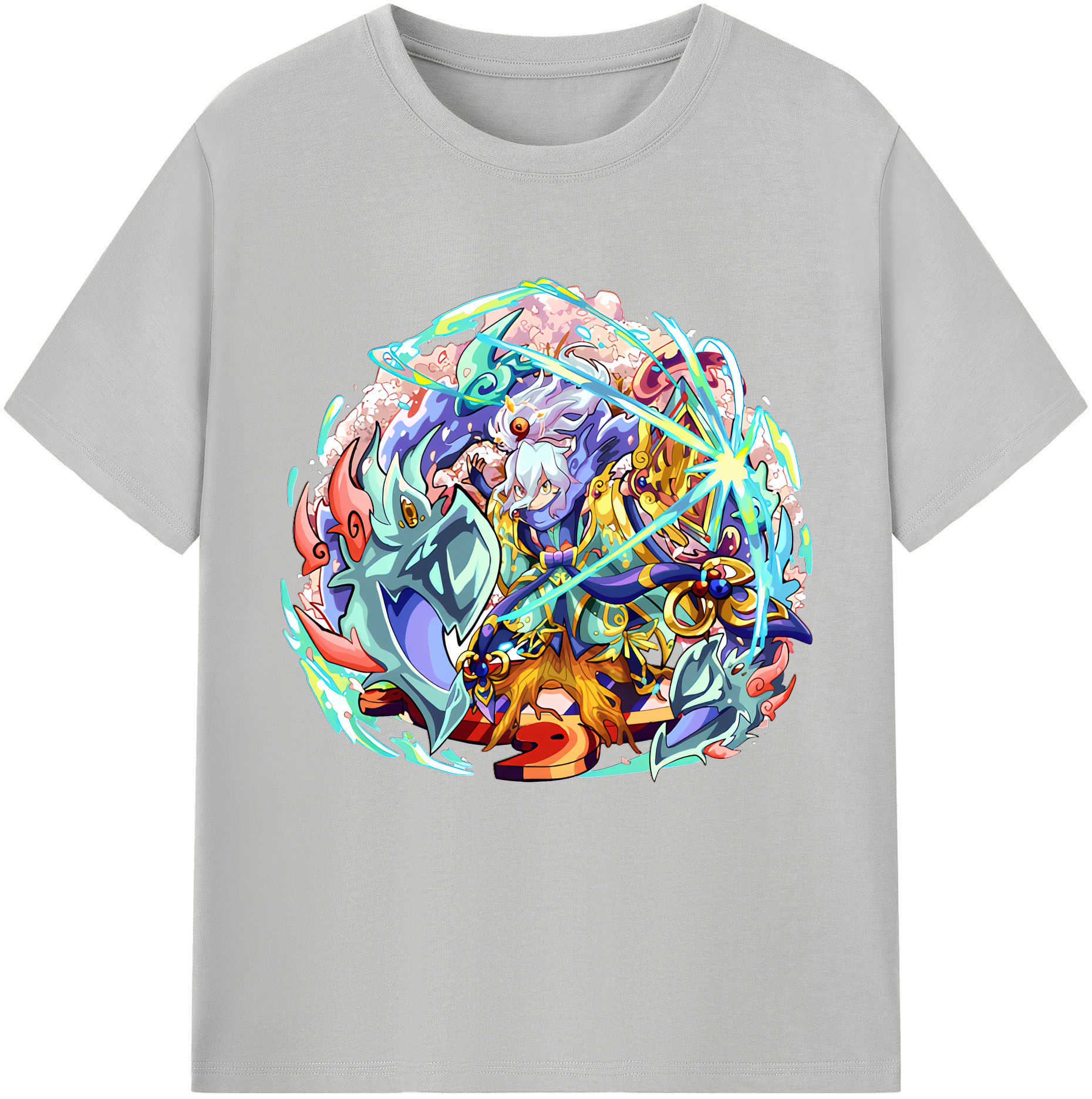 （画像用） 妖怪ウォッチ Yo-kai Watch レディースカジュアルプリントTシャツ（綿100％）