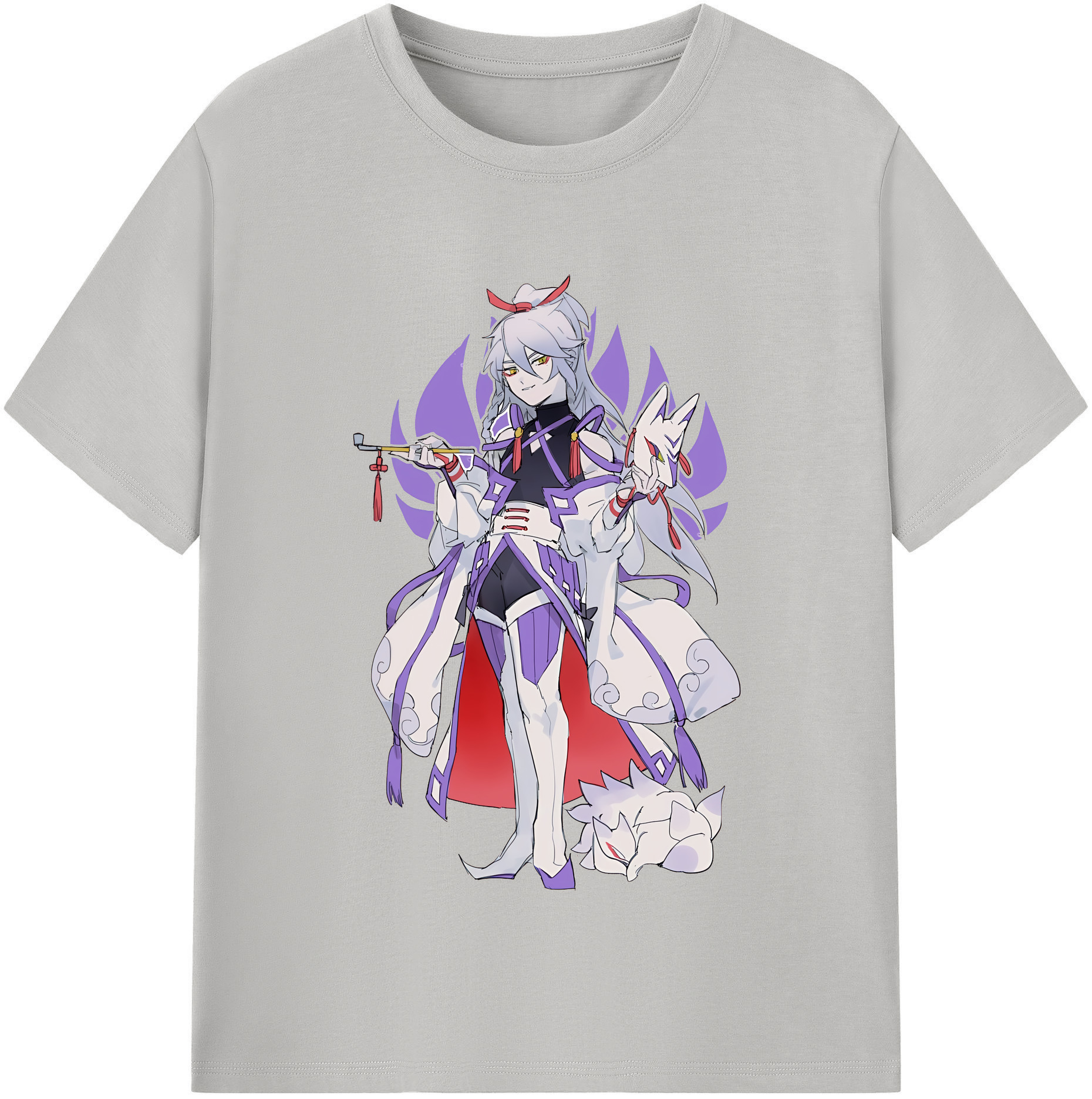 （画像用） 妖怪ウォッチ Yo-kai Watch レディースカジュアルプリントTシャツ（綿100％）