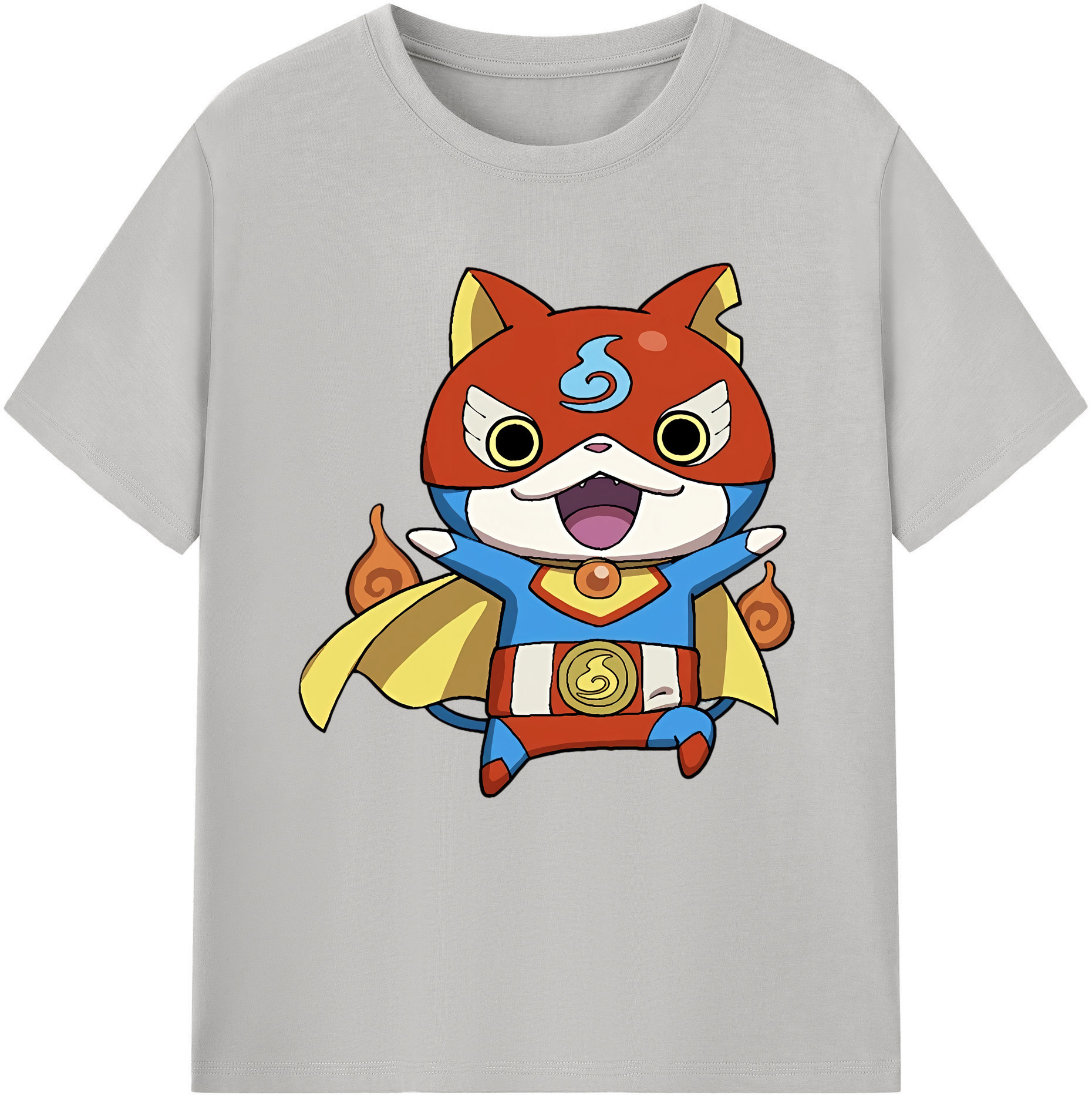 （画像用） 妖怪ウォッチ Yo-kai Watch レディースカジュアルプリントTシャツ（綿100％）