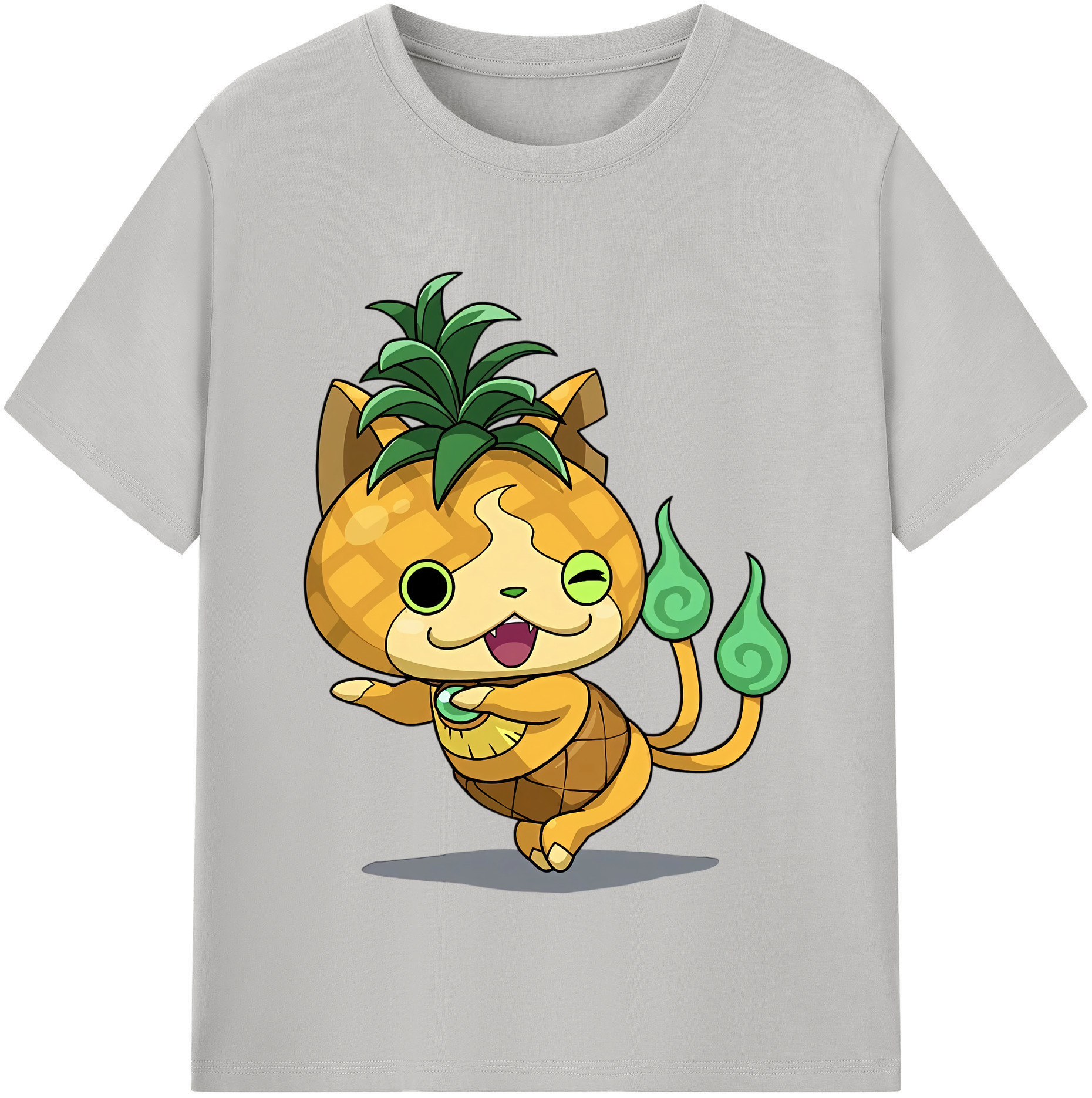（画像用） 妖怪ウォッチ Yo-kai Watch レディースカジュアルプリントTシャツ（綿100％）