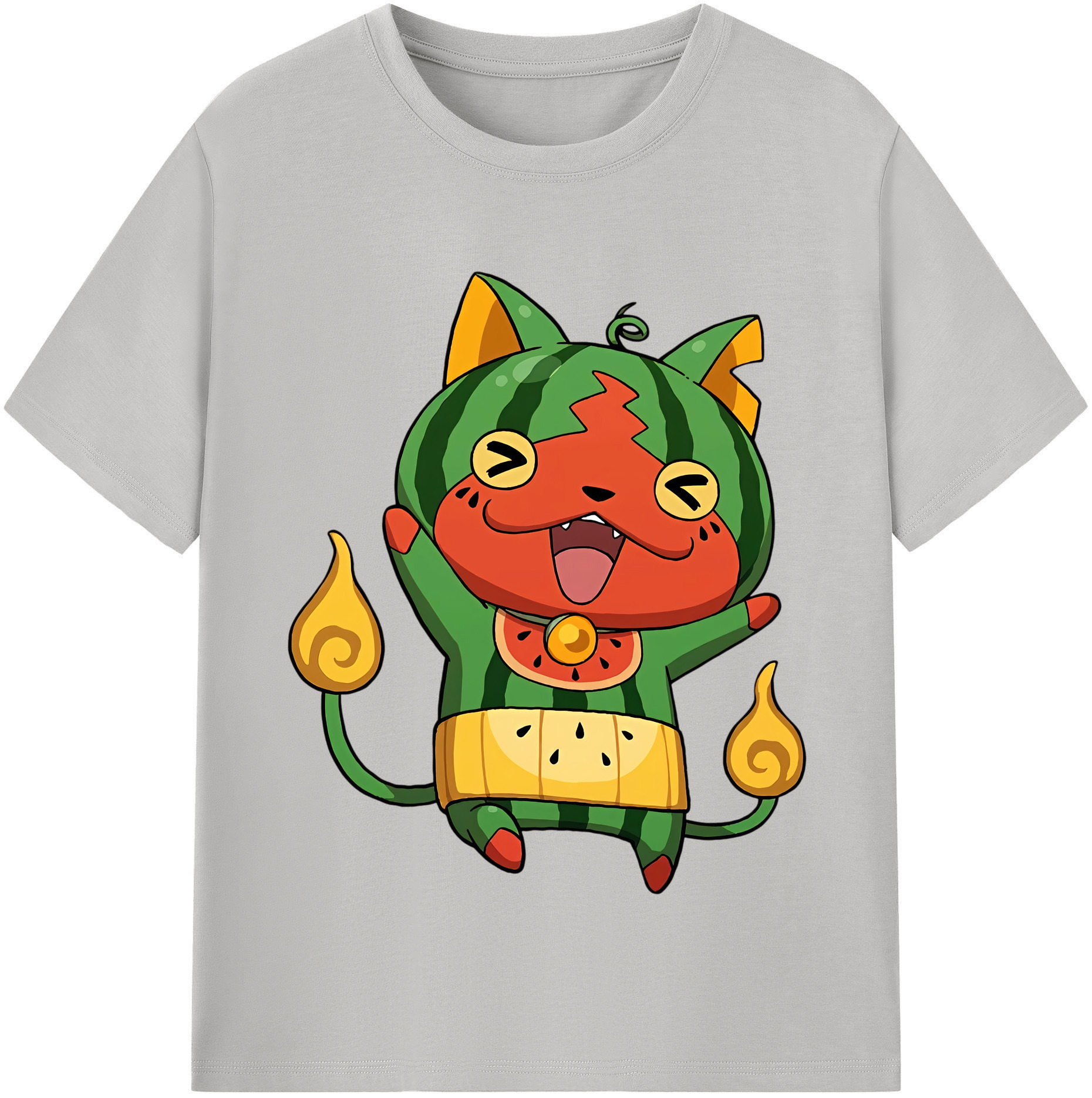 （画像用） 妖怪ウォッチ Yo-kai Watch レディースカジュアルプリントTシャツ（綿100％）