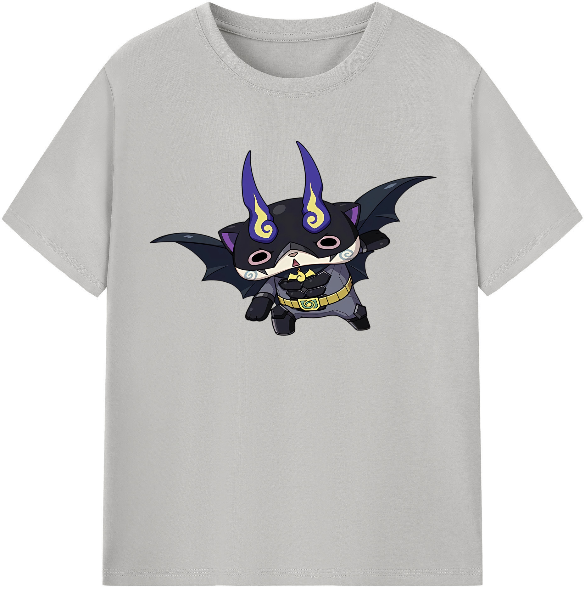（画像用） 妖怪ウォッチ Yo-kai Watch レディースカジュアルプリントTシャツ（綿100％）