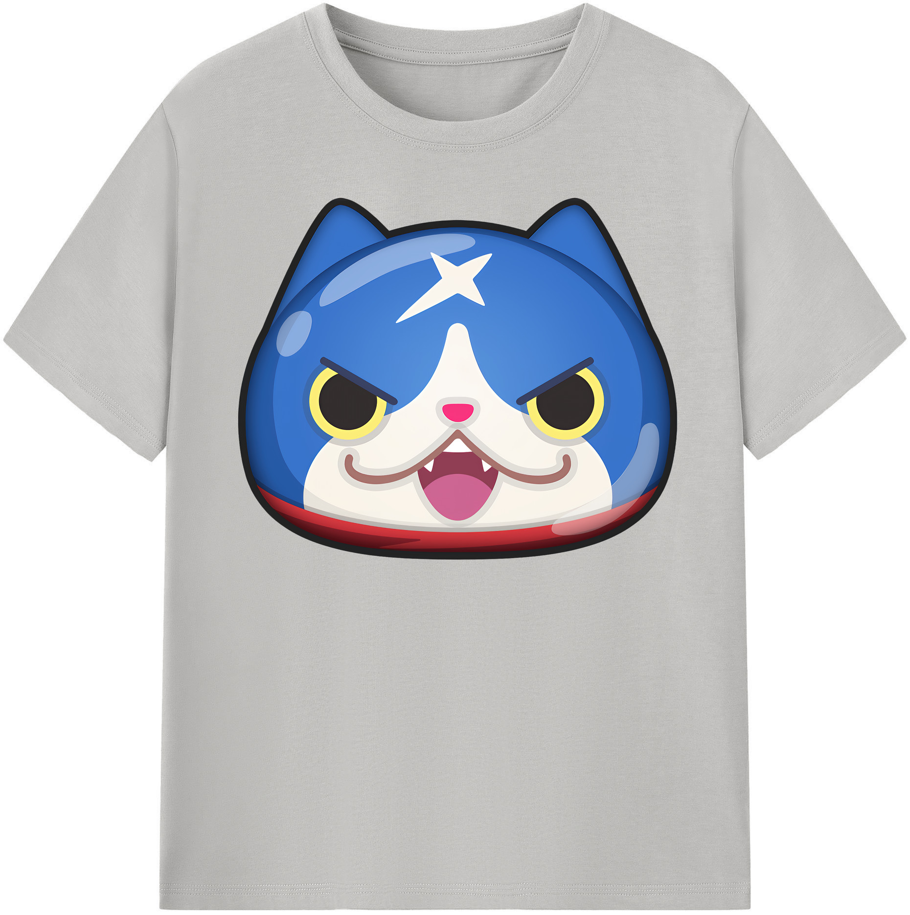 （画像用） 妖怪ウォッチ Yo-kai Watch レディースカジュアルプリントTシャツ（綿100％）