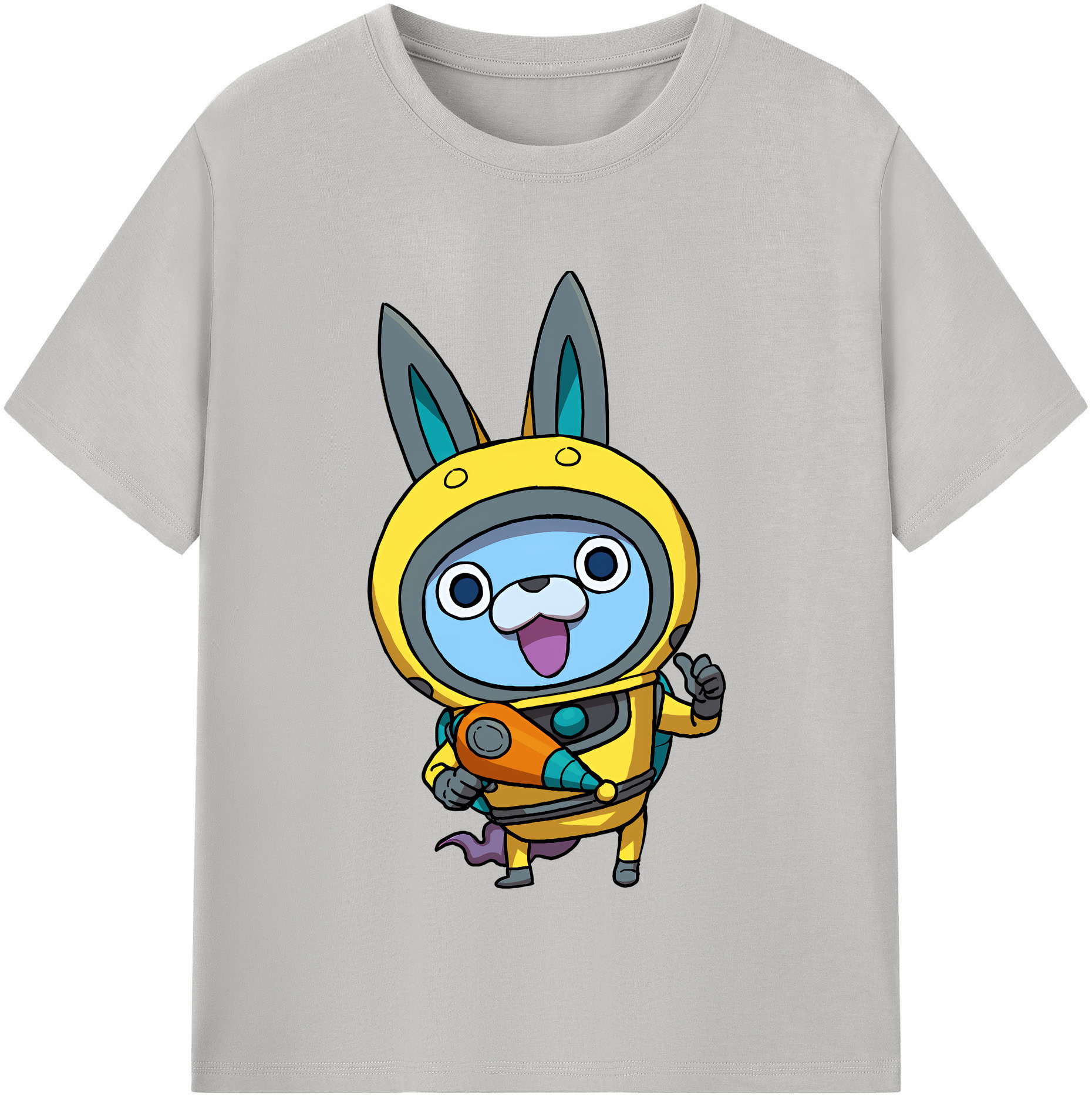 （画像用） 妖怪ウォッチ Yo-kai Watch レディースカジュアルプリントTシャツ（綿100％）