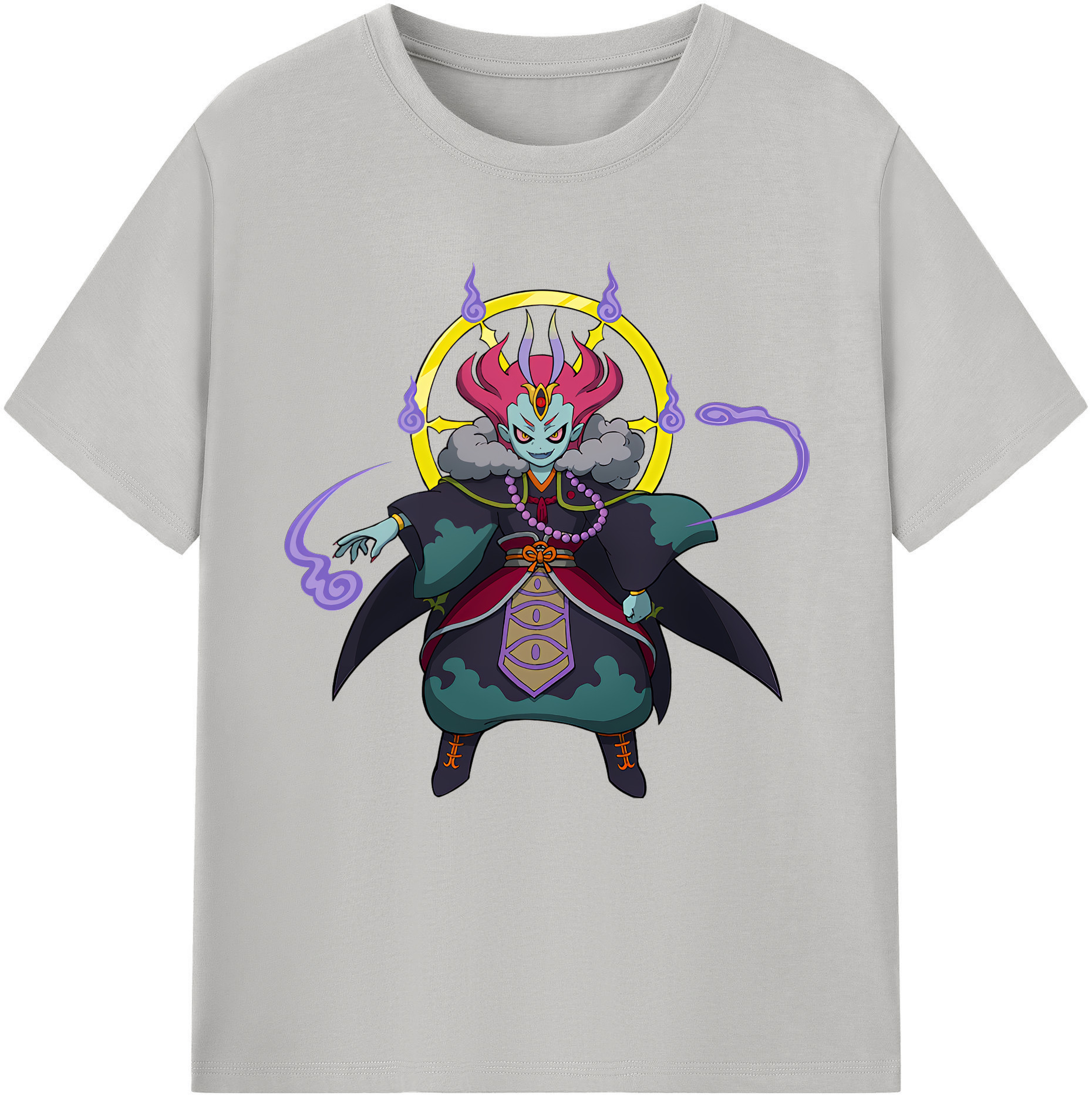 （画像用） 妖怪ウォッチ Yo-kai Watch レディースカジュアルプリントTシャツ（綿100％）