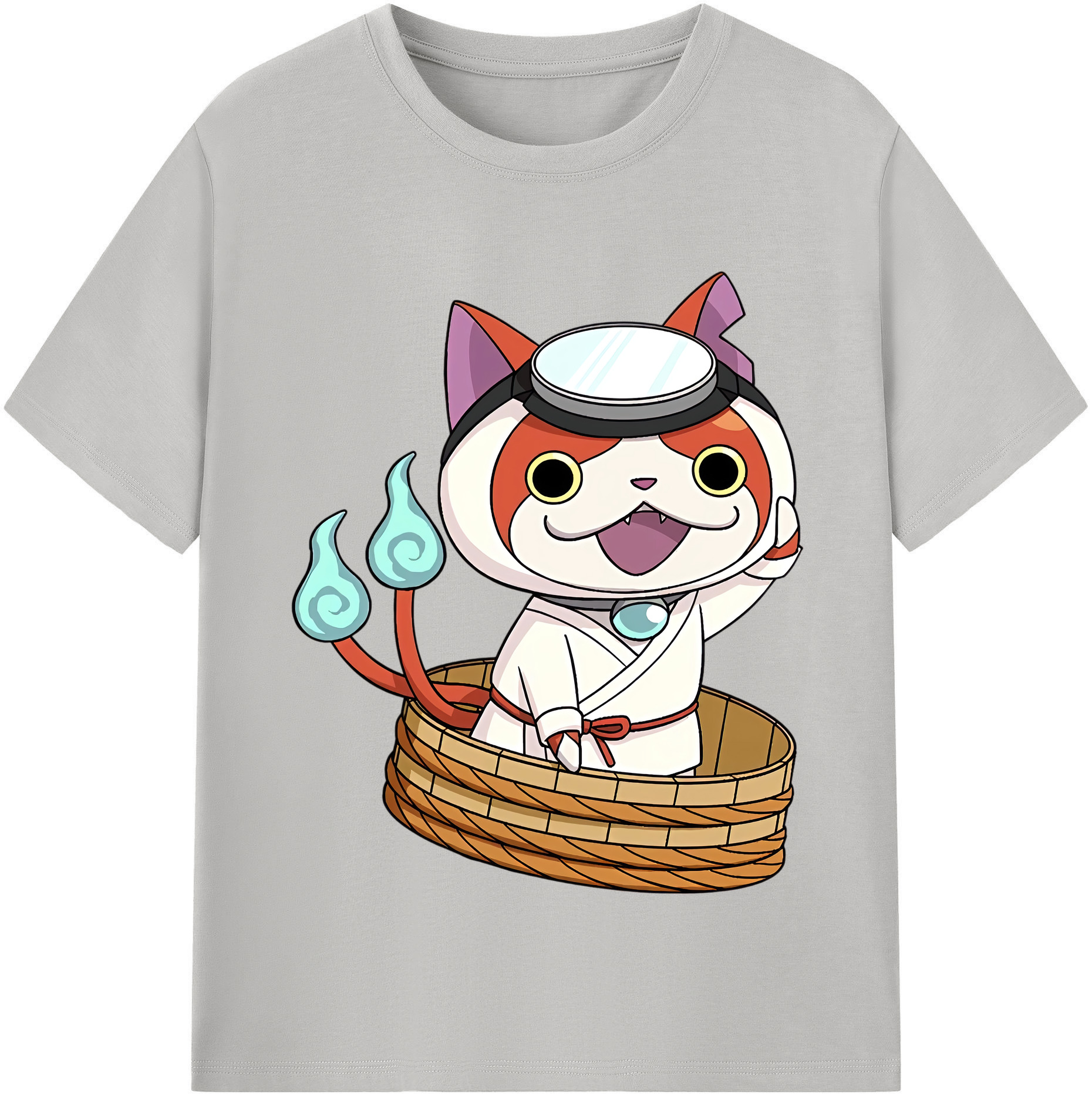 （画像用） 妖怪ウォッチ Yo-kai Watch レディースカジュアルプリントTシャツ（綿100％）