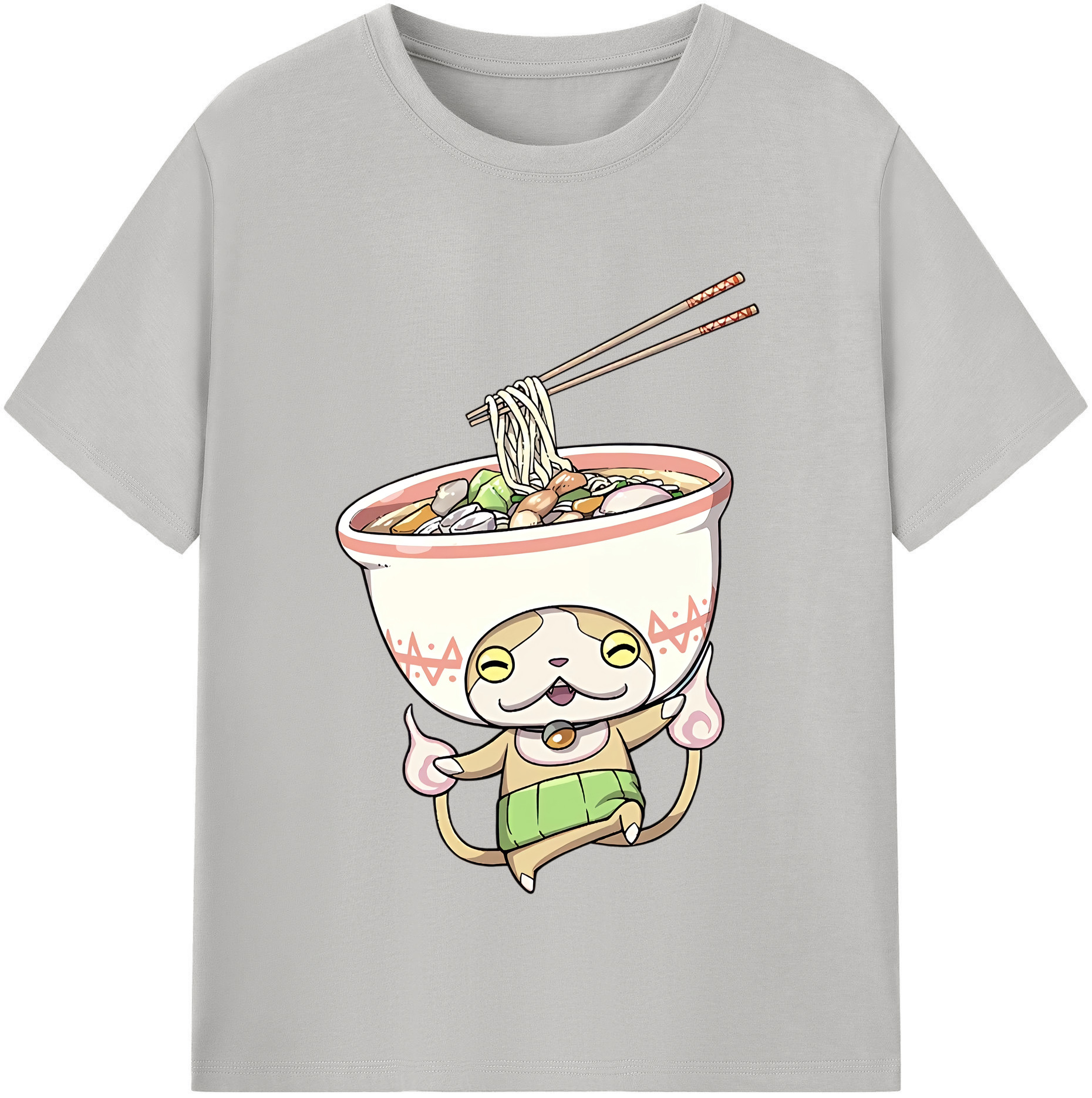 （画像用） 妖怪ウォッチ Yo-kai Watch レディースカジュアルプリントTシャツ（綿100％）