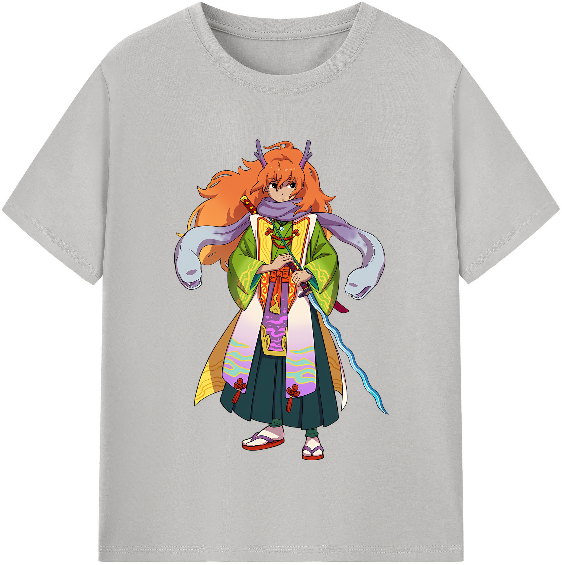 （画像用） 妖怪ウォッチ Yo-kai Watch レディースカジュアルプリントTシャツ（綿100％）