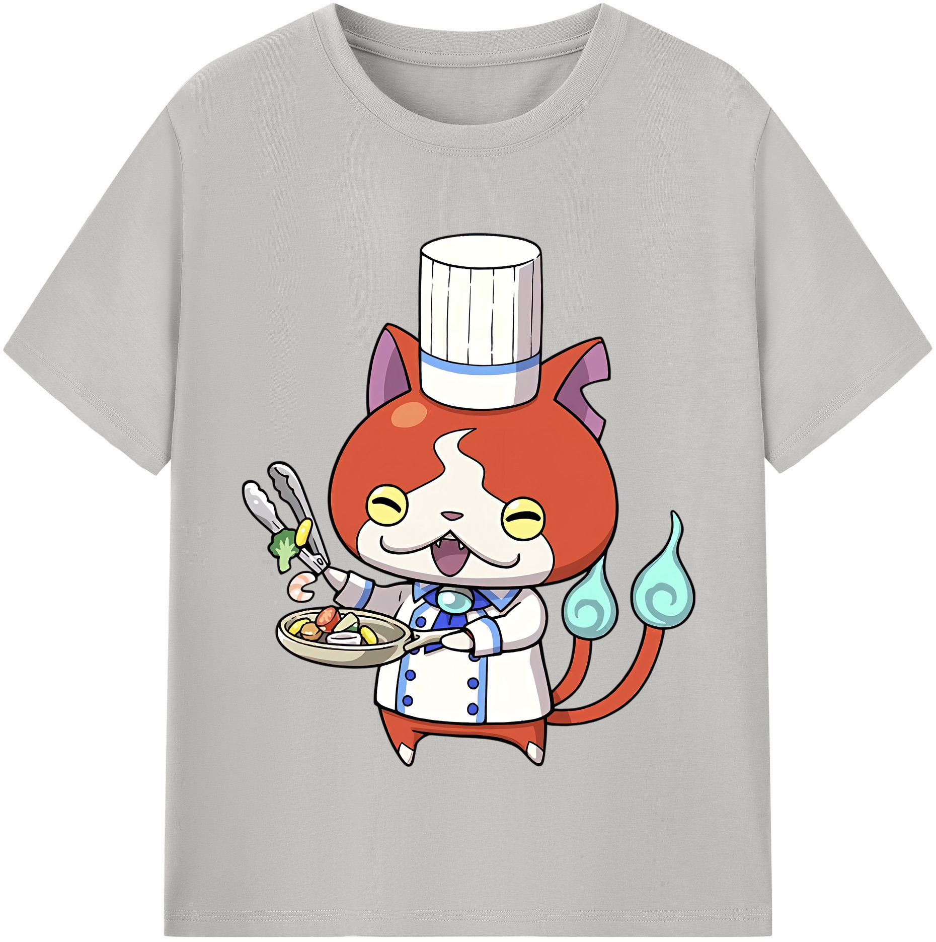（画像用） 妖怪ウォッチ Yo-kai Watch レディースカジュアルプリントTシャツ（綿100％）