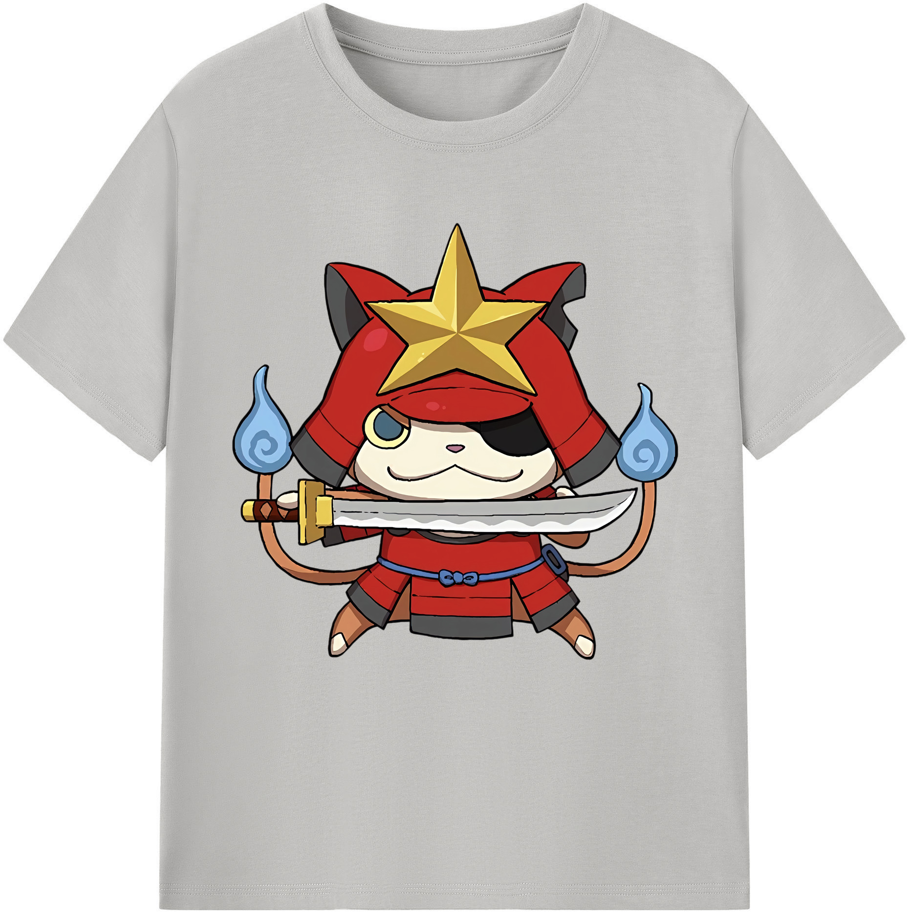 （画像用） 妖怪ウォッチ Yo-kai Watch レディースカジュアルプリントTシャツ（綿100％）