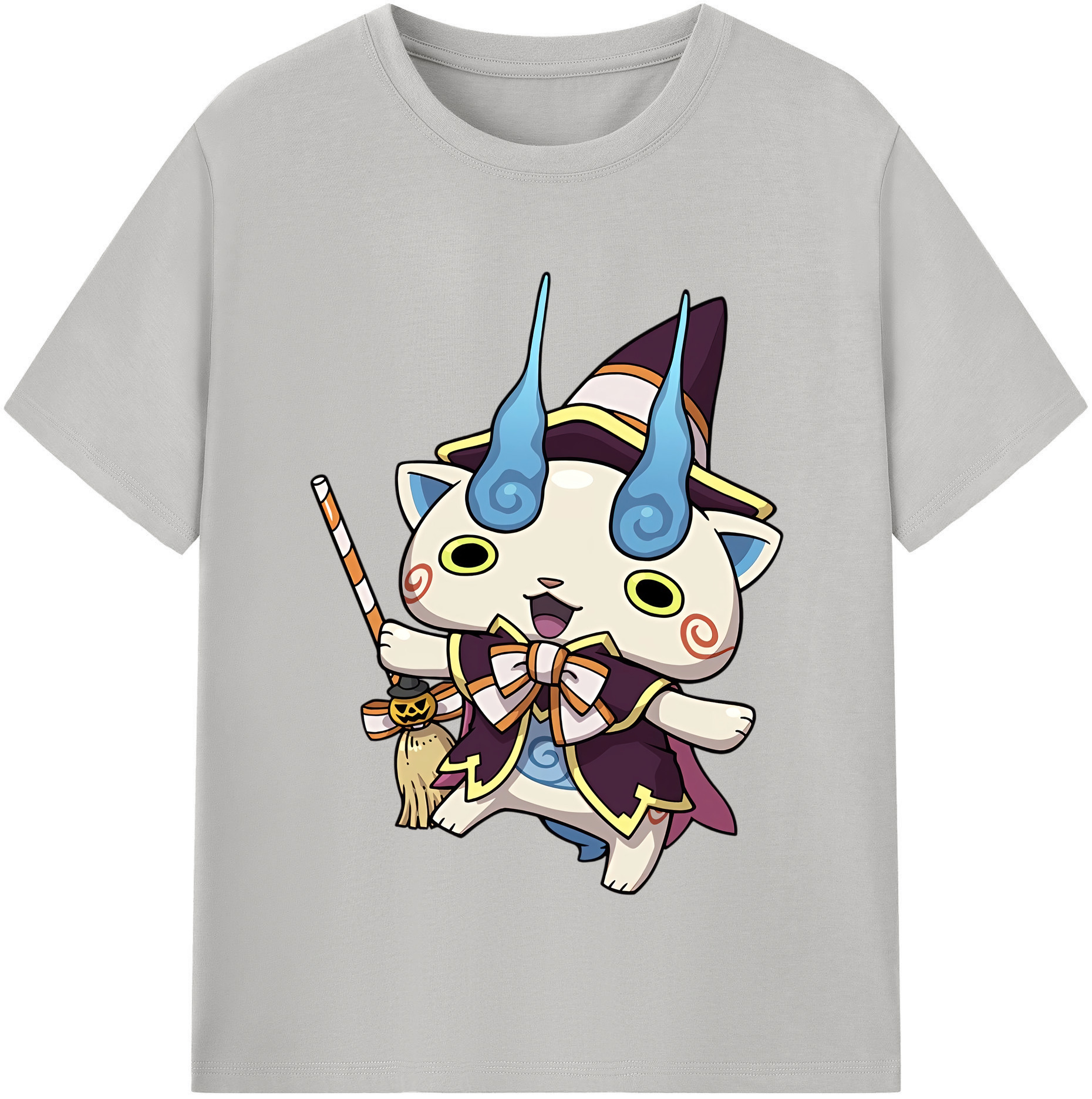 （画像用） 妖怪ウォッチ Yo-kai Watch レディースカジュアルプリントTシャツ（綿100％）