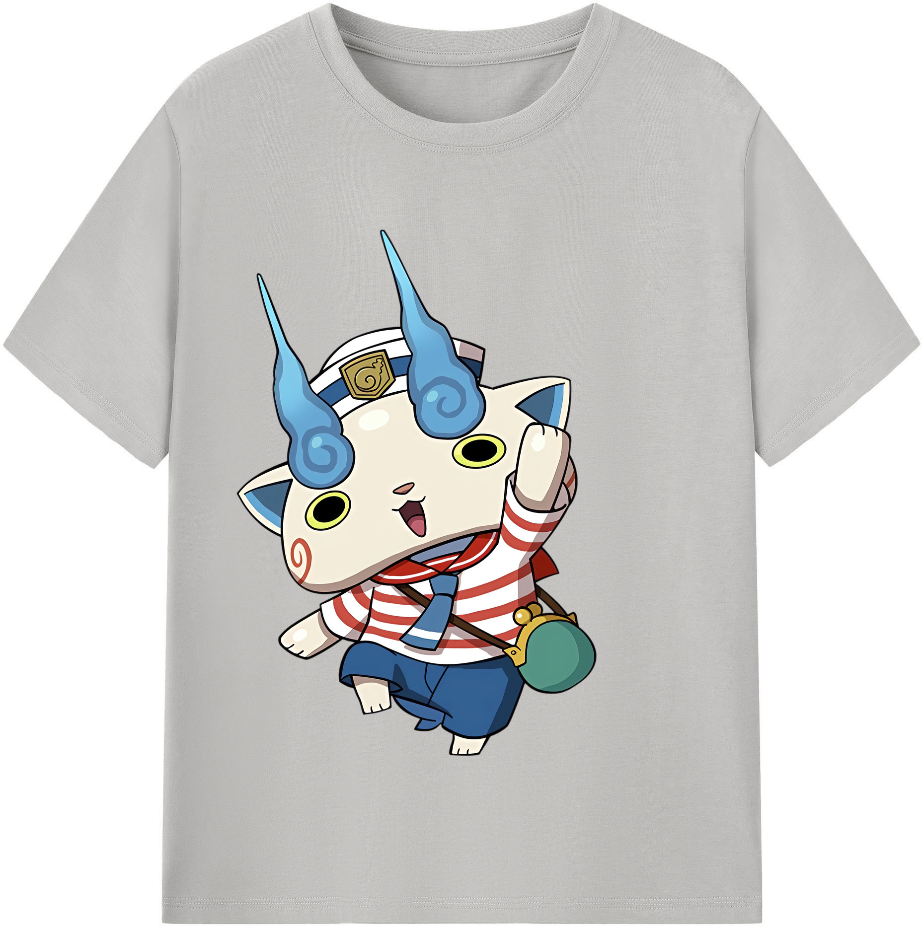 （画像用） 妖怪ウォッチ Yo-kai Watch レディースカジュアルプリントTシャツ（綿100％）