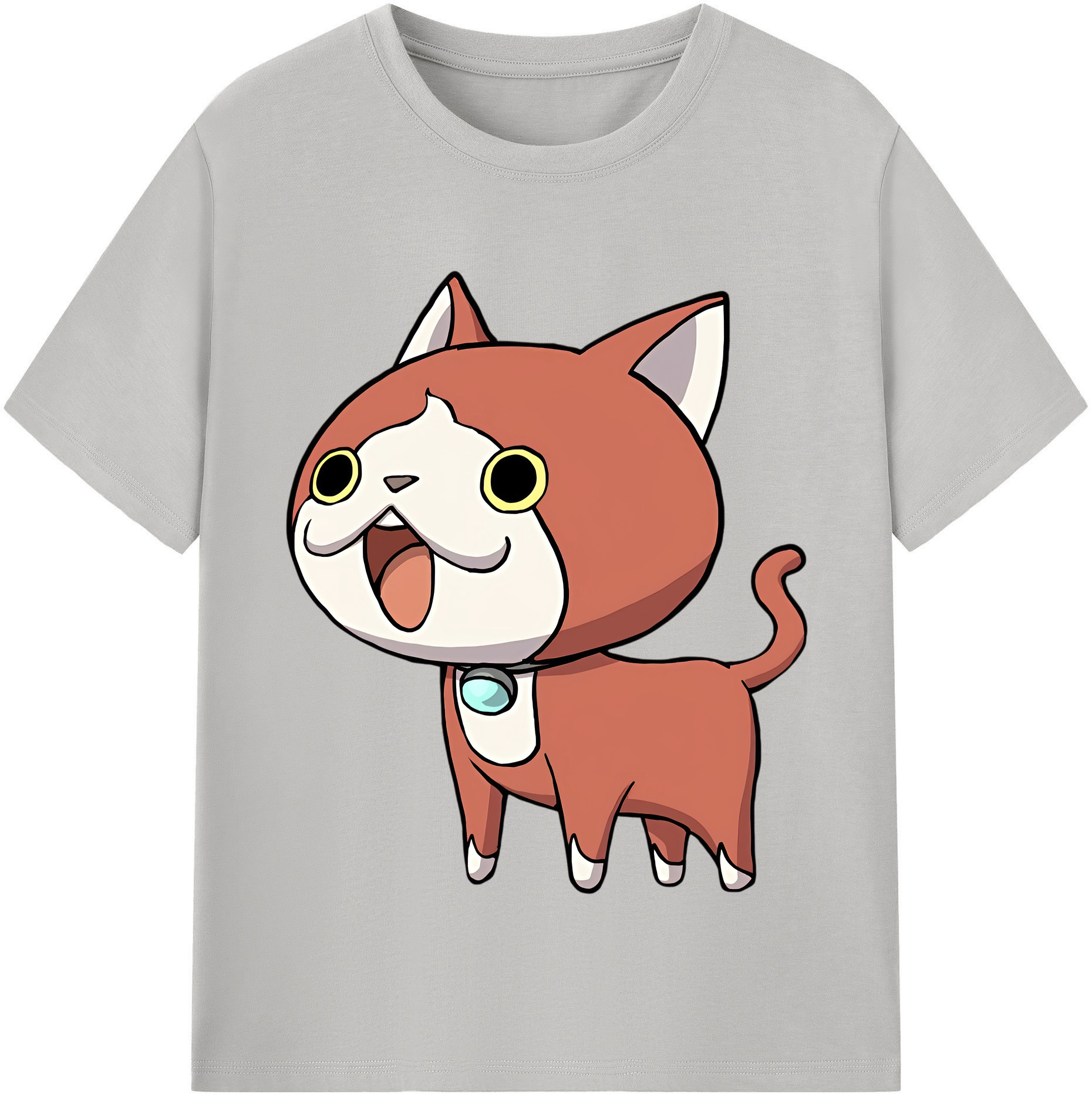 （画像用） 妖怪ウォッチ Yo-kai Watch レディースカジュアルプリントTシャツ（綿100％）
