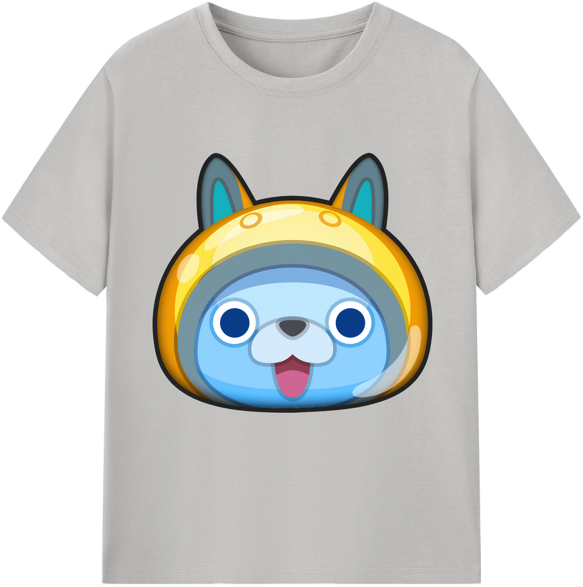 （画像用） 妖怪ウォッチ Yo-kai Watch レディースカジュアルプリントTシャツ（綿100％）