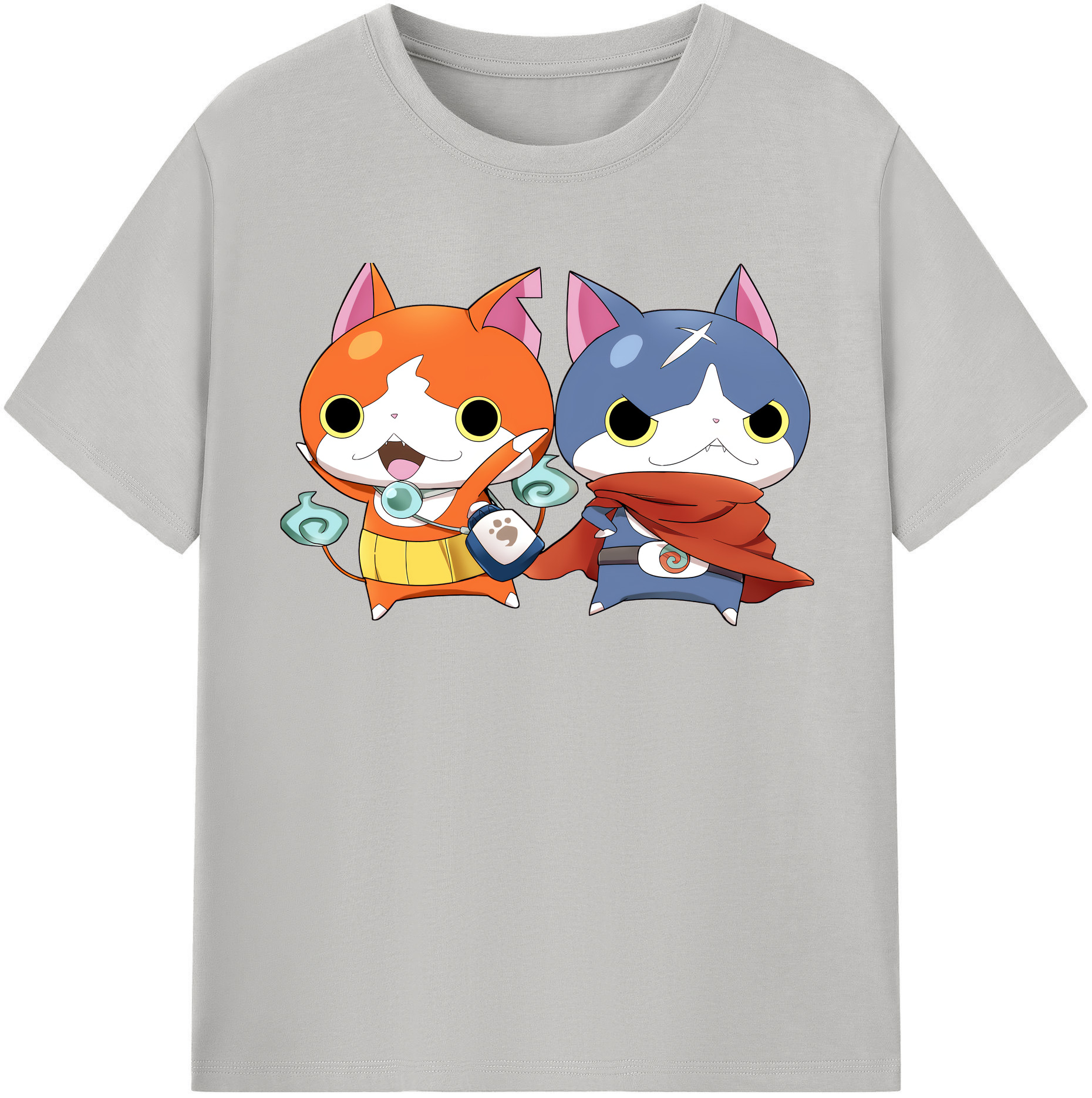 （画像用） 妖怪ウォッチ Yo-kai Watch レディースカジュアルプリントTシャツ（綿100％）