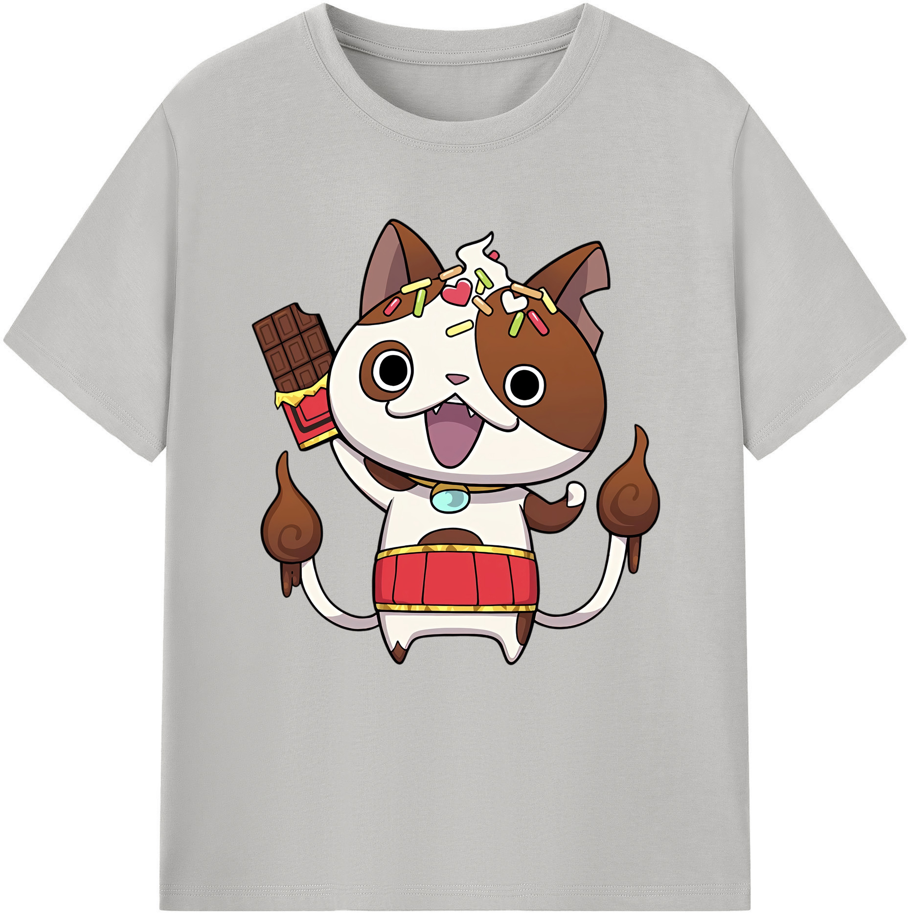 （画像用） 妖怪ウォッチ Yo-kai Watch レディースカジュアルプリントTシャツ（綿100％）