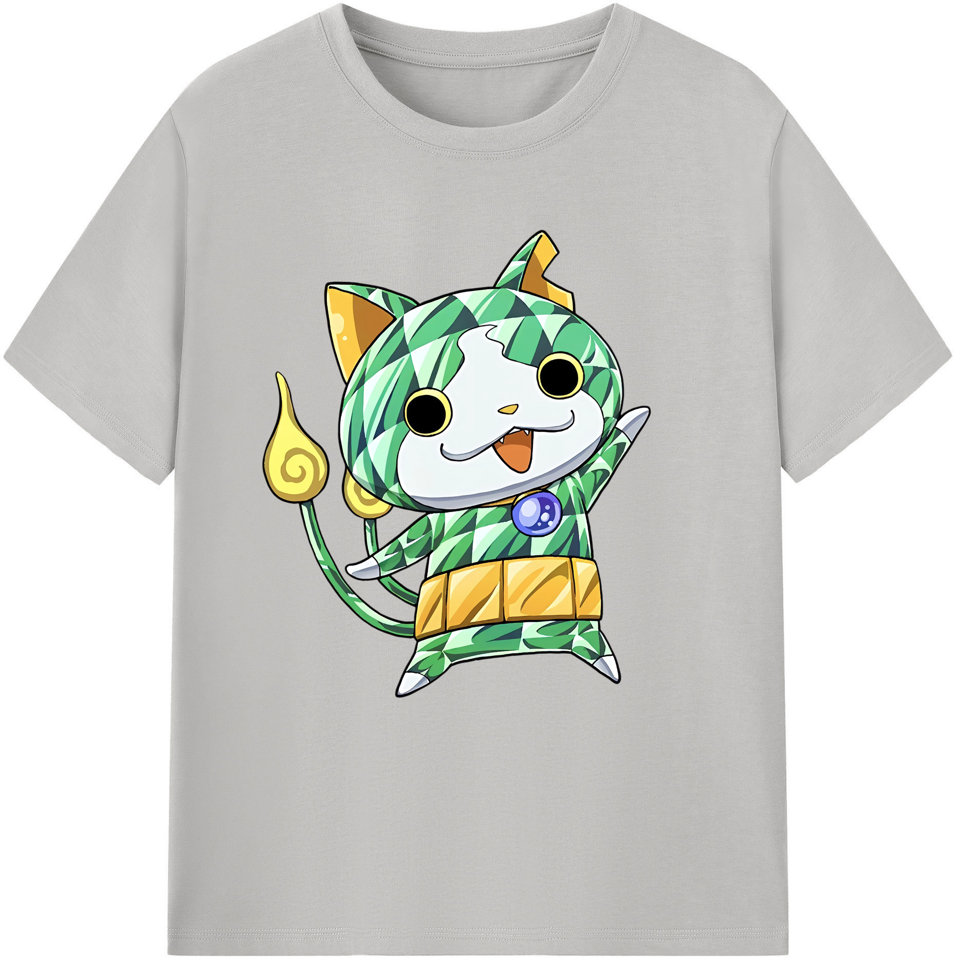 （画像用） 妖怪ウォッチ Yo-kai Watch レディースカジュアルプリントTシャツ（綿100％）