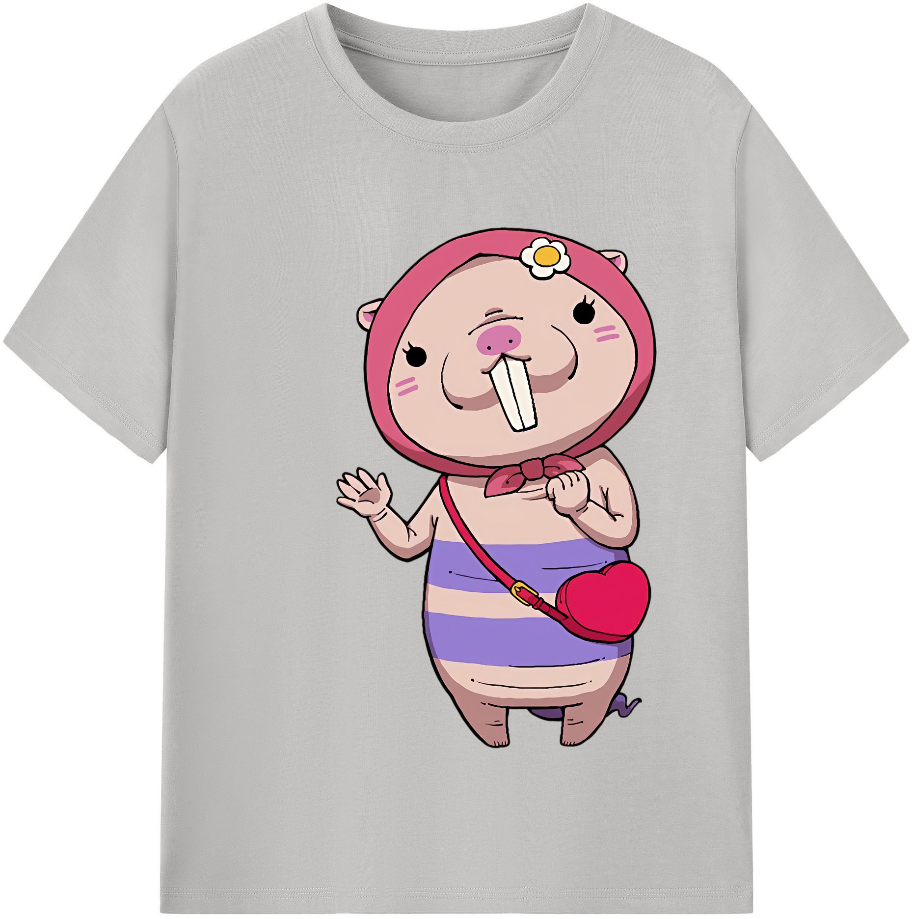 （画像用） 妖怪ウォッチ Yo-kai Watch レディースカジュアルプリントTシャツ（綿100％）
