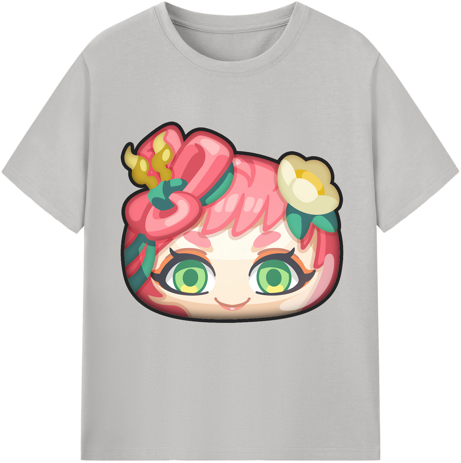 （画像用） 妖怪ウォッチ Yo-kai Watch レディースカジュアルプリントTシャツ（綿100％）